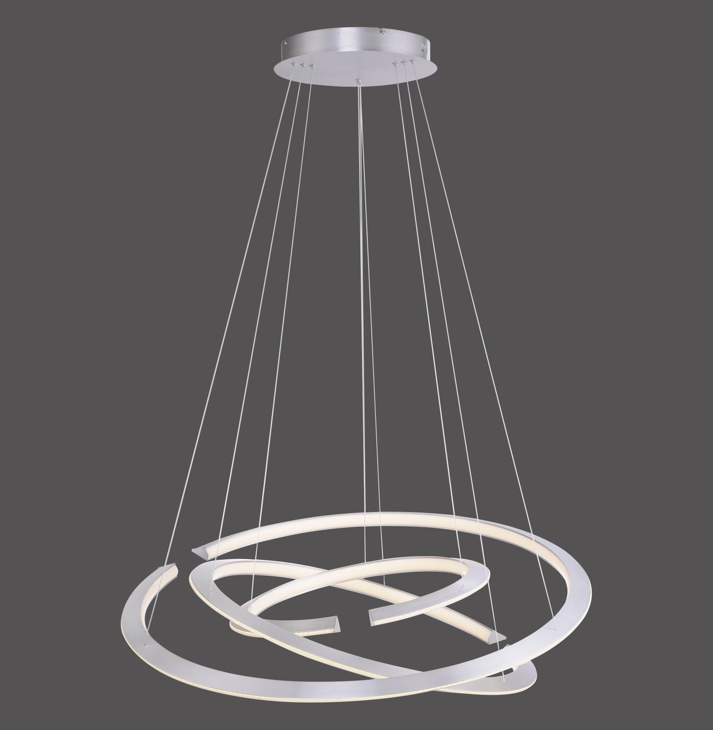 Alessa - Pendant Light - Steel - By Paul Neuhaus - (2493-55)