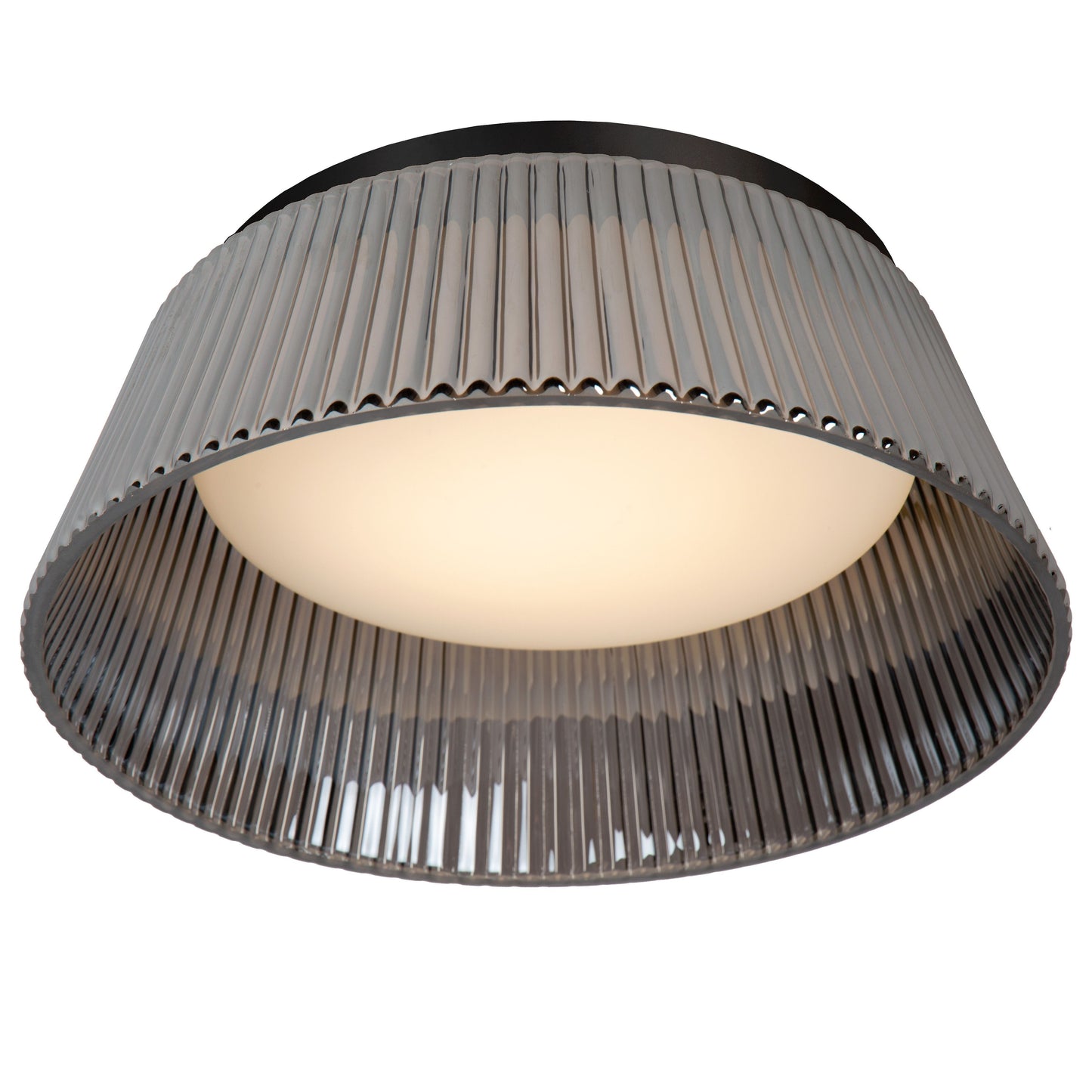 Lucide VIXI - Flush ceiling light - Ø 35 cm - LED Dim. - 1x17,6W 2900K - Smoke Grey