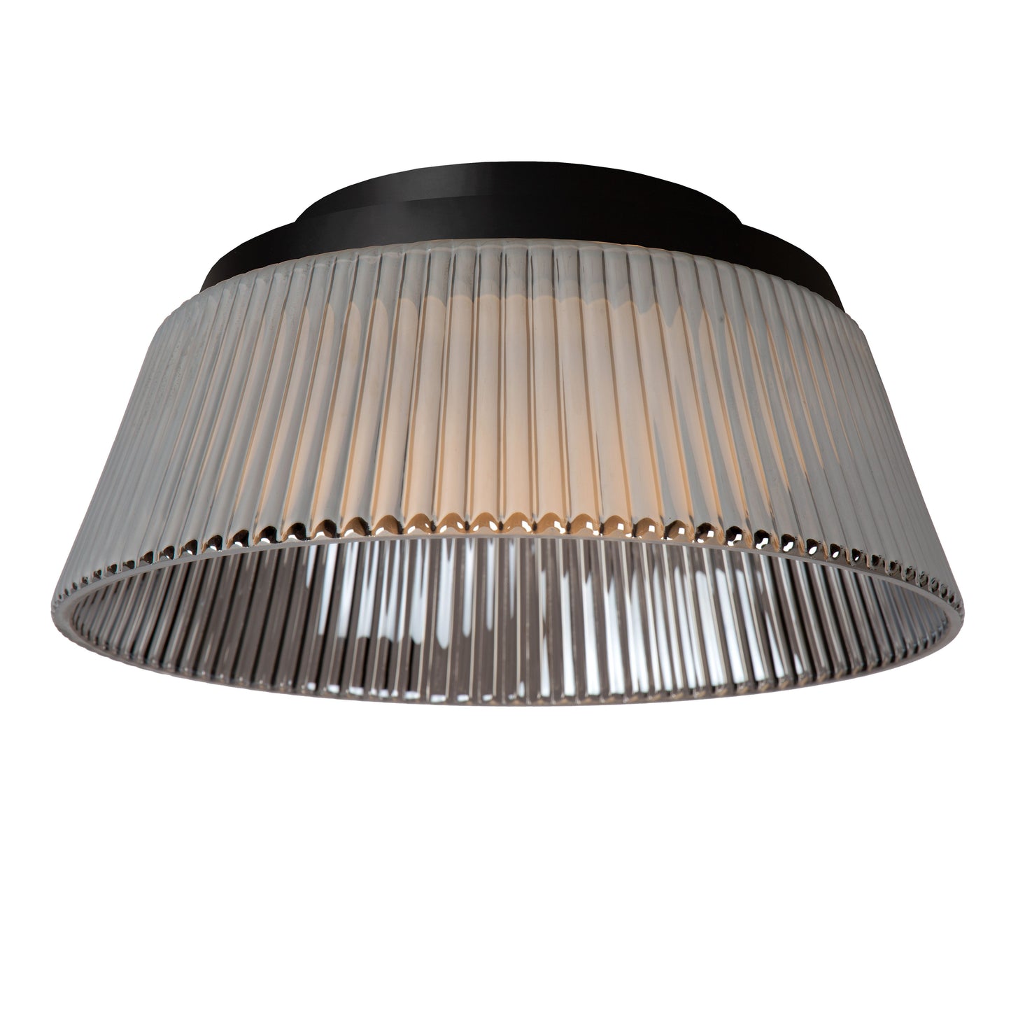 Lucide VIXI - Flush ceiling light - Ø 35 cm - LED Dim. - 1x17,6W 2900K - Smoke Grey