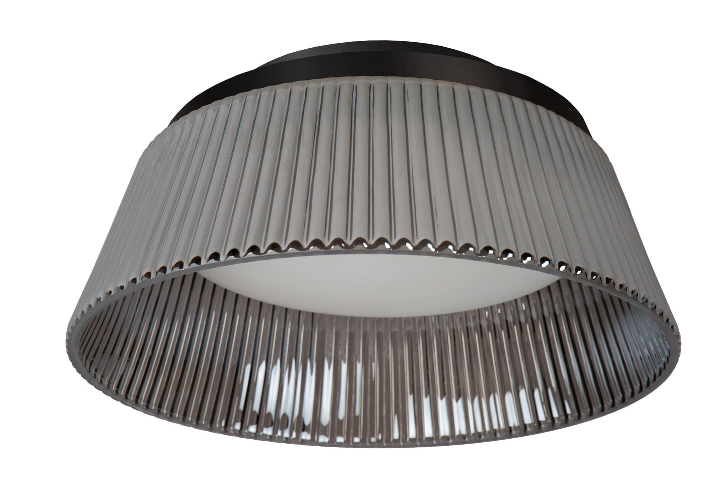 Lucide VIXI - Flush ceiling light - Ø 35 cm - LED Dim. - 1x17,6W 2900K - Smoke Grey