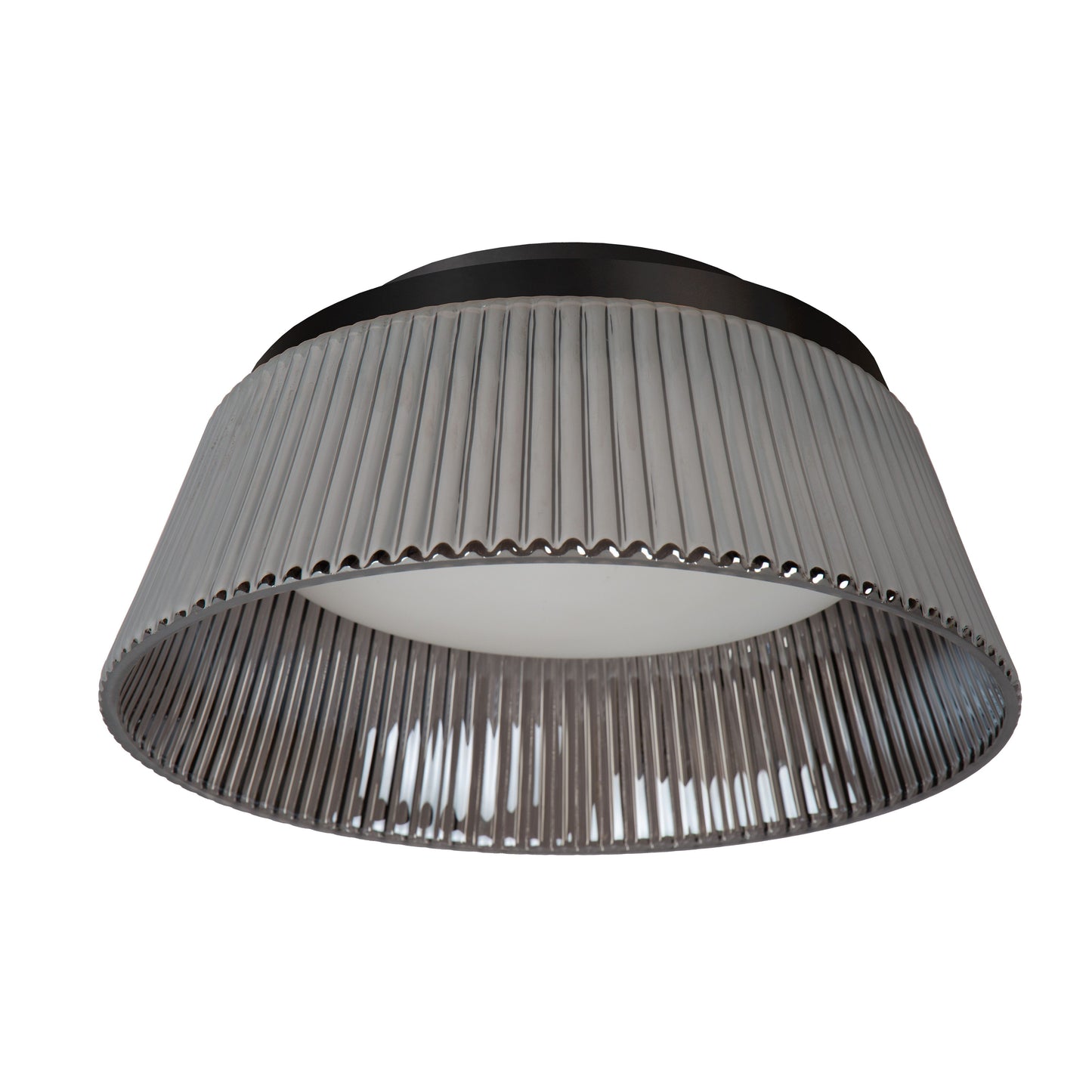 Lucide VIXI - Flush ceiling light - Ø 35 cm - LED Dim. - 1x17,6W 2900K - Smoke Grey