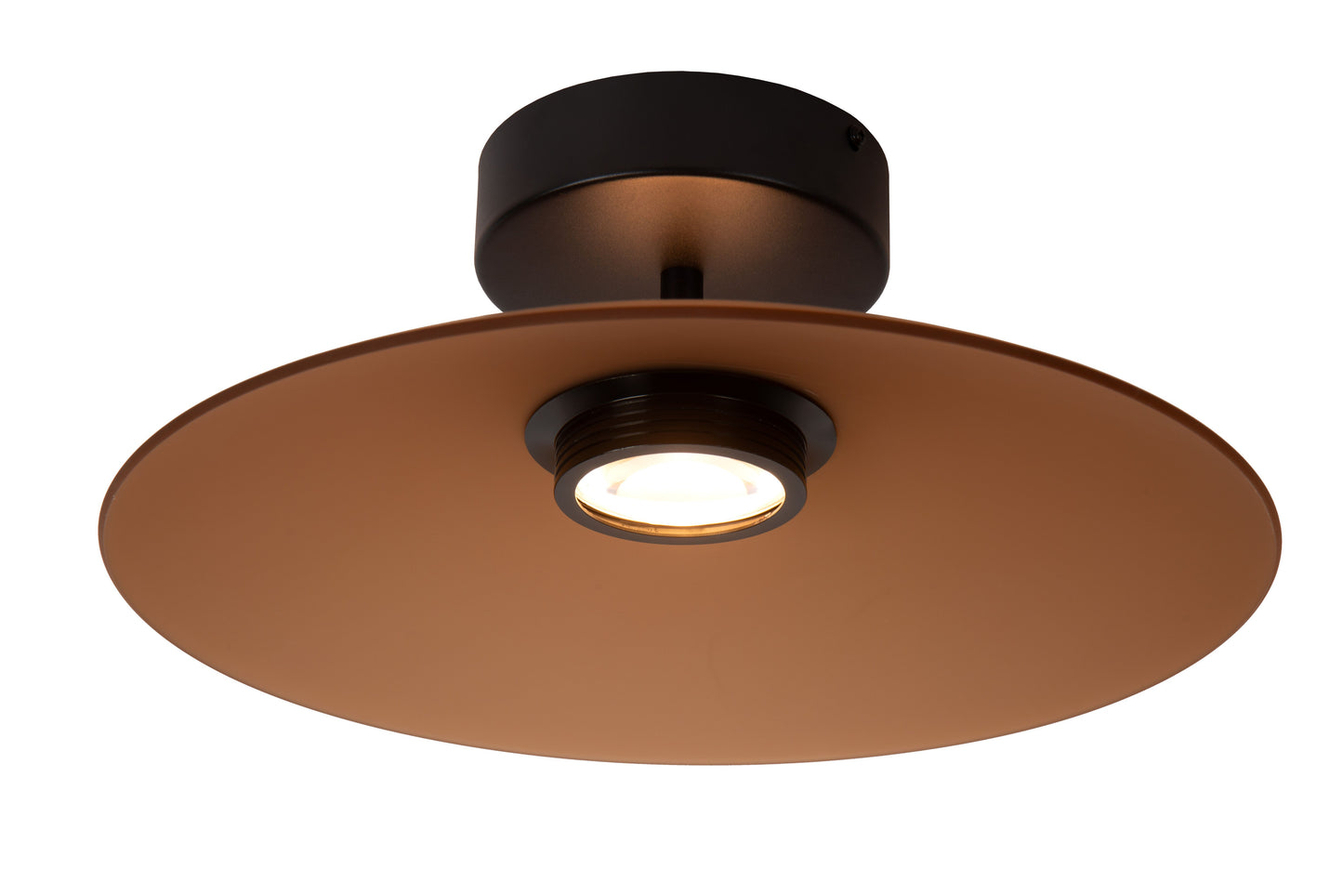 Lucide MENGA - Flush ceiling light - Ø 40 cm - LED Dim. - 1x12W 2700K - Amber