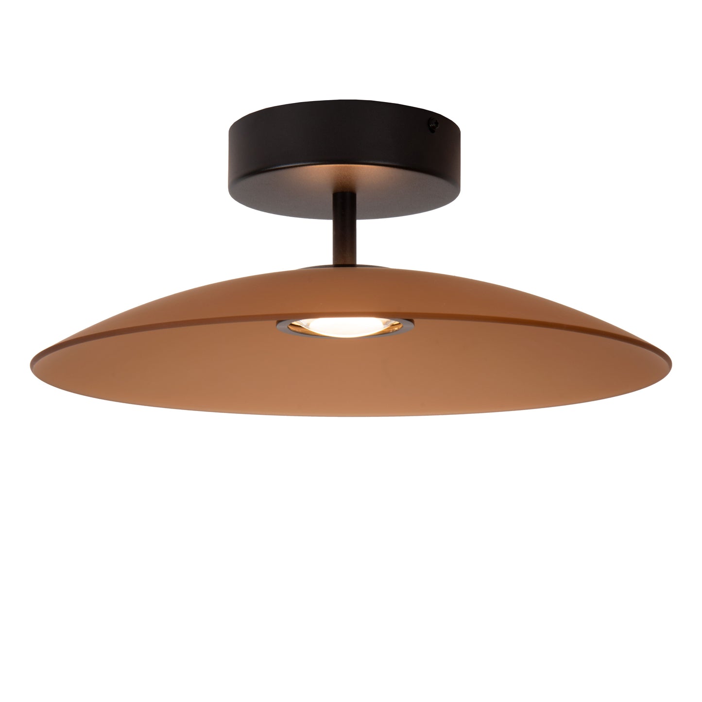 Lucide MENGA - Flush ceiling light - Ø 40 cm - LED Dim. - 1x12W 2700K - Amber