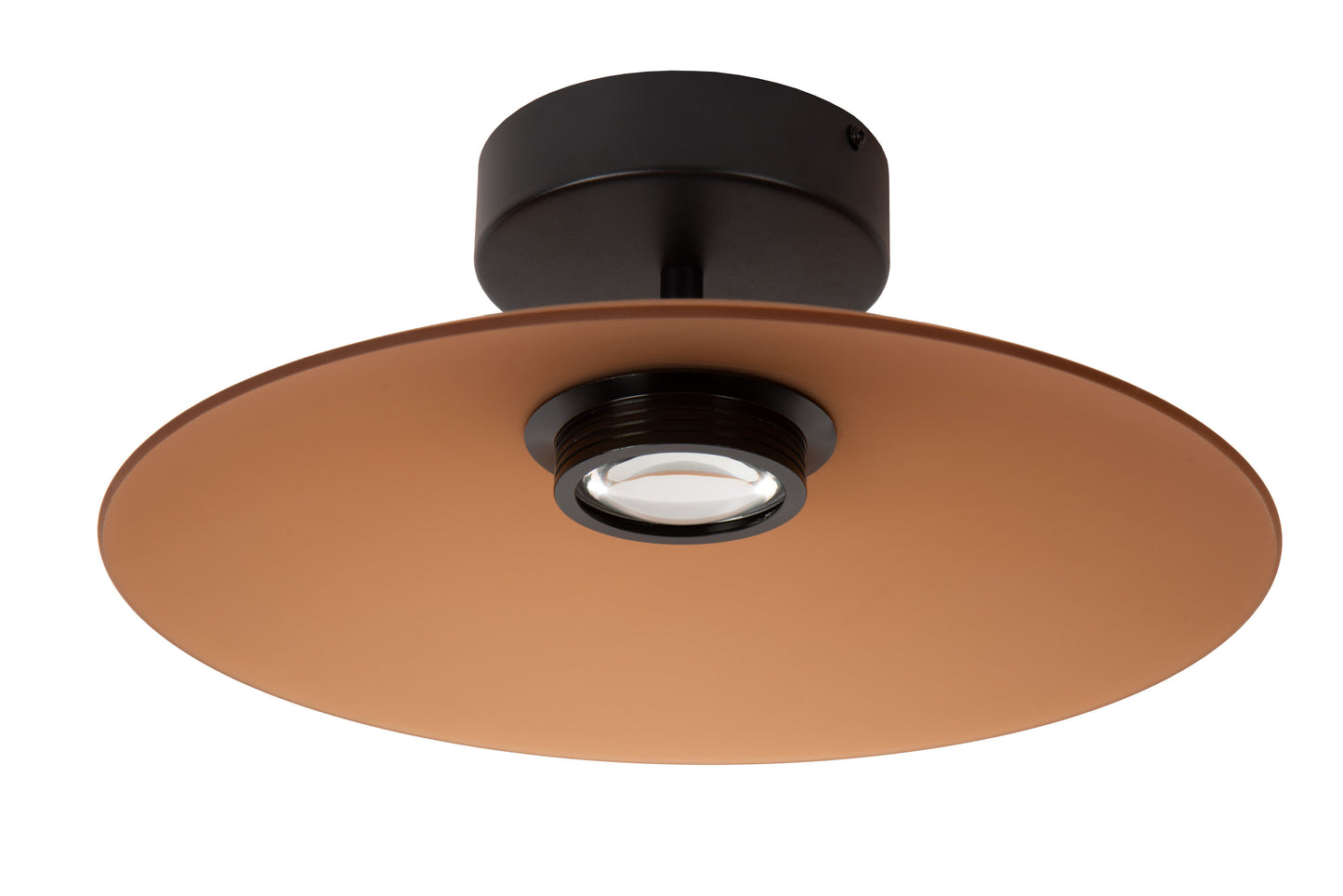 Lucide MENGA - Flush ceiling light - Ø 40 cm - LED Dim. - 1x12W 2700K - Amber