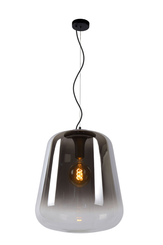 Lucide GLORIO - Pendant light - Ø 45 cm - 1xE27 - Black