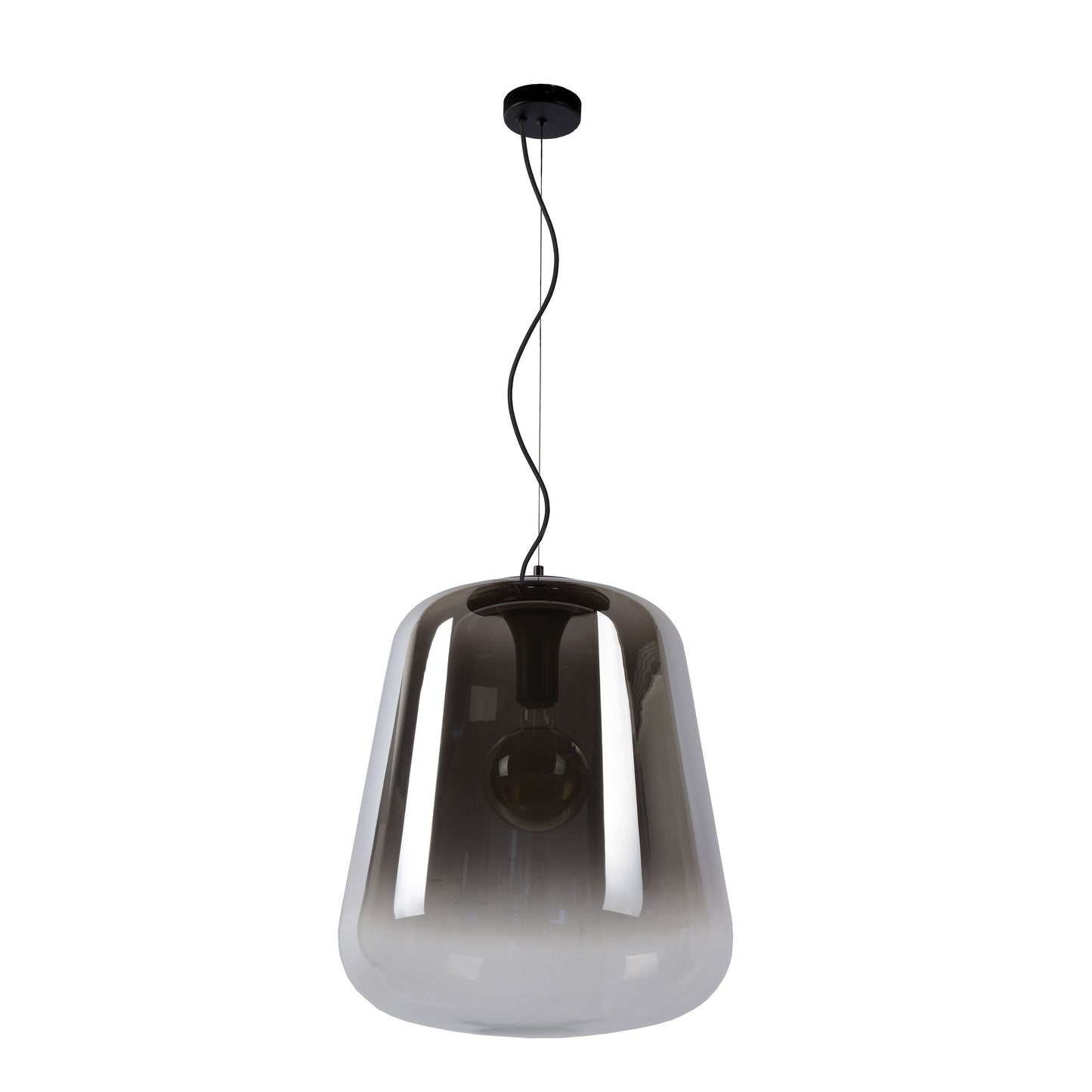 Lucide GLORIO - Pendant light - Ø 45 cm - 1xE27 - Black