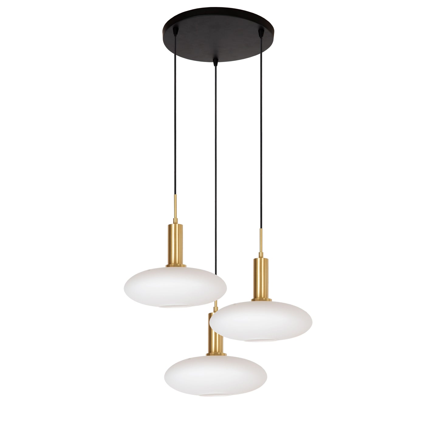 Lucide SINGALA - Pendant light - 3x E27 - Matt Gold / Brass