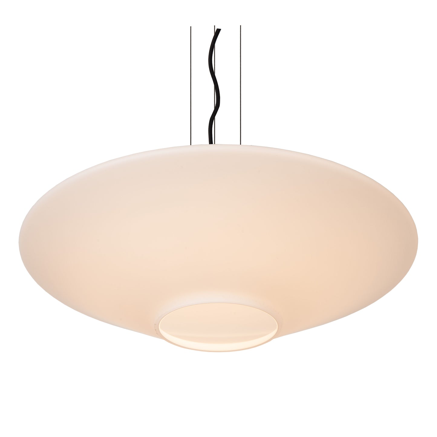 Lucide TREVOR - Pendant light - Ø 50 cm - 1xE27 - Opal