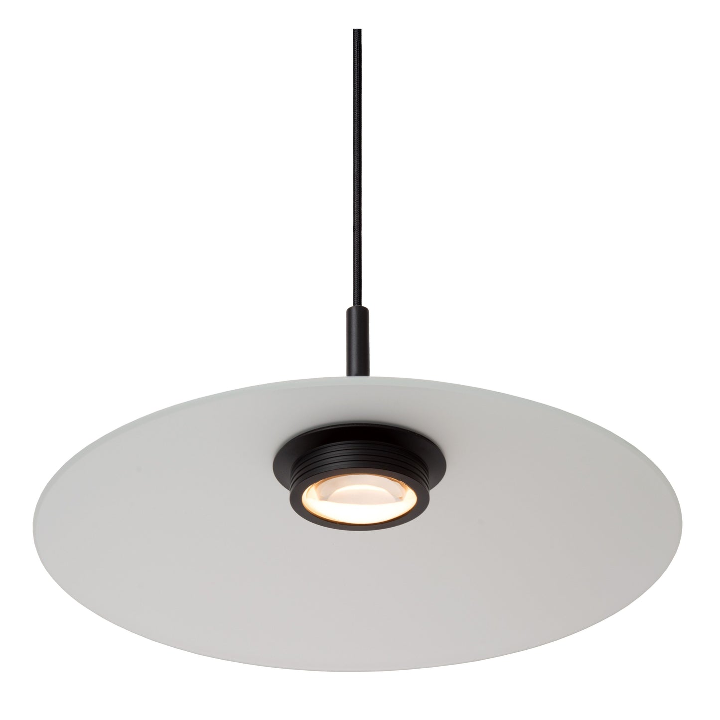 Lucide MENGA - Pendant light - Ø 40 cm - LED Dim. - 1x12W 2700K - Opal