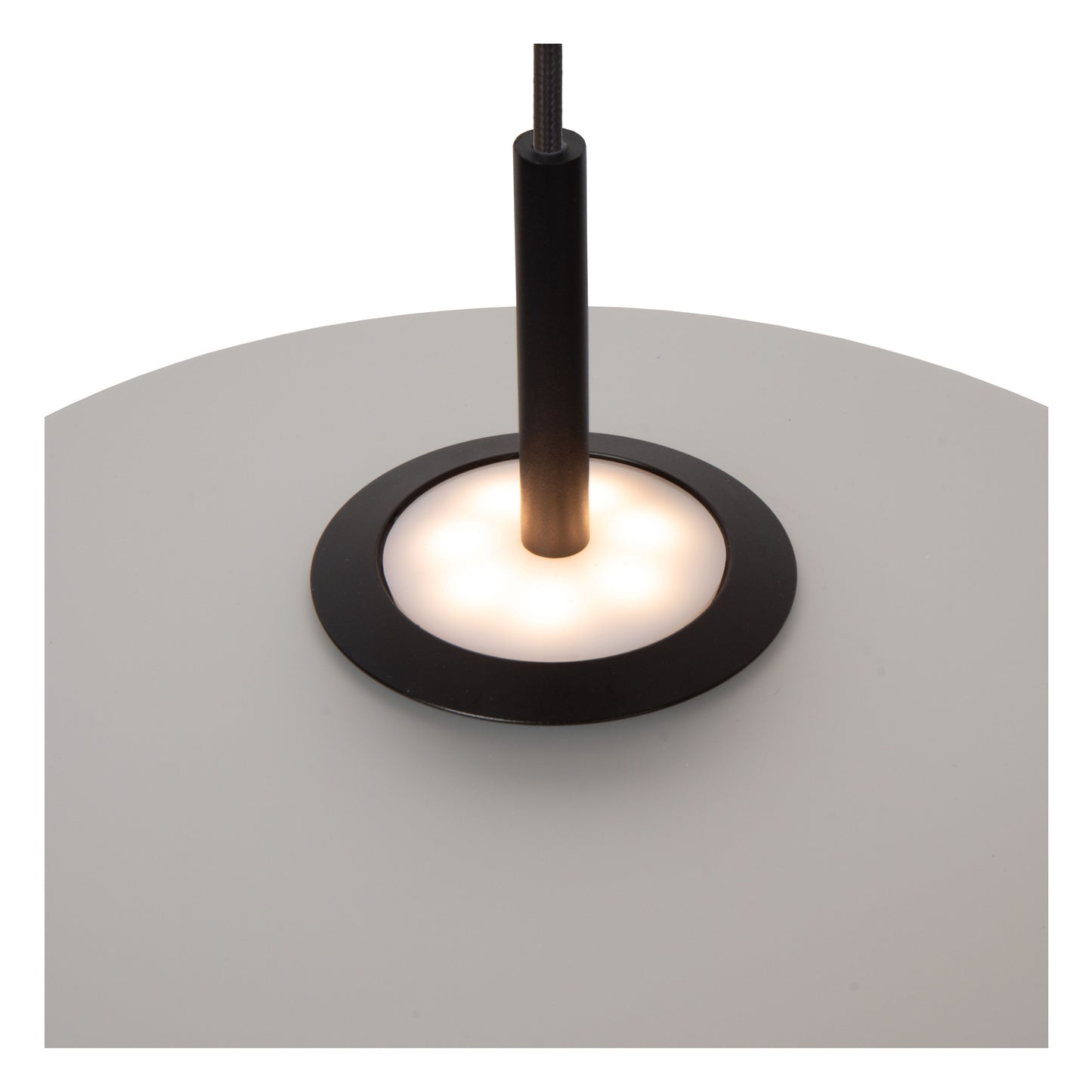 Lucide MENGA - Pendant light - Ø 40 cm - LED Dim. - 1x12W 2700K - Opal