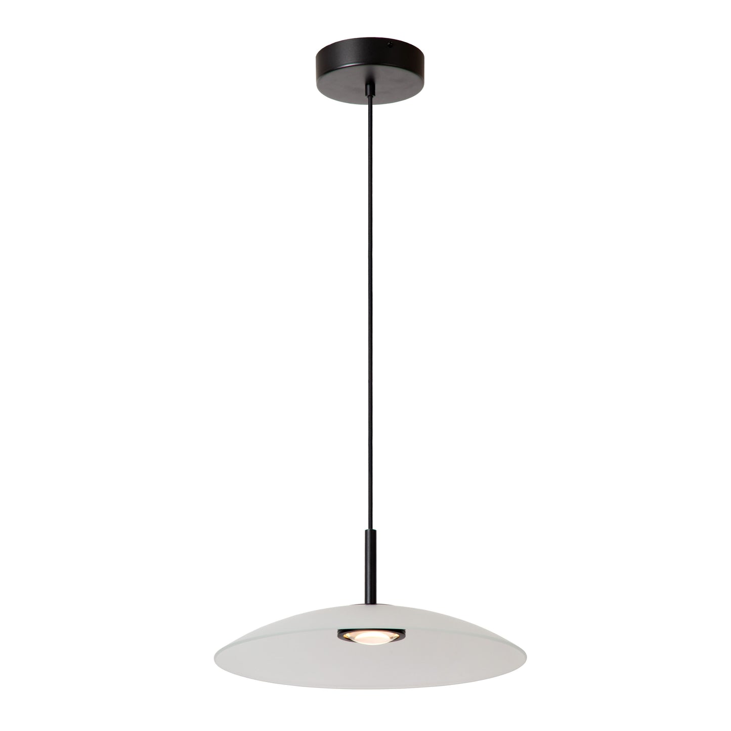 Lucide MENGA - Pendant light - Ø 40 cm - LED Dim. - 1x12W 2700K - Opal