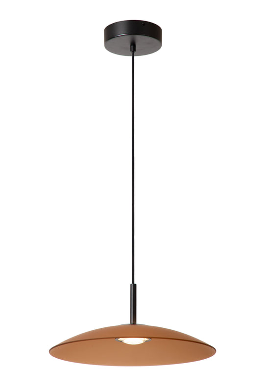 Lucide MENGA - Pendant light - Ø 40 cm - LED Dim. - 1x12W 2700K - Amber