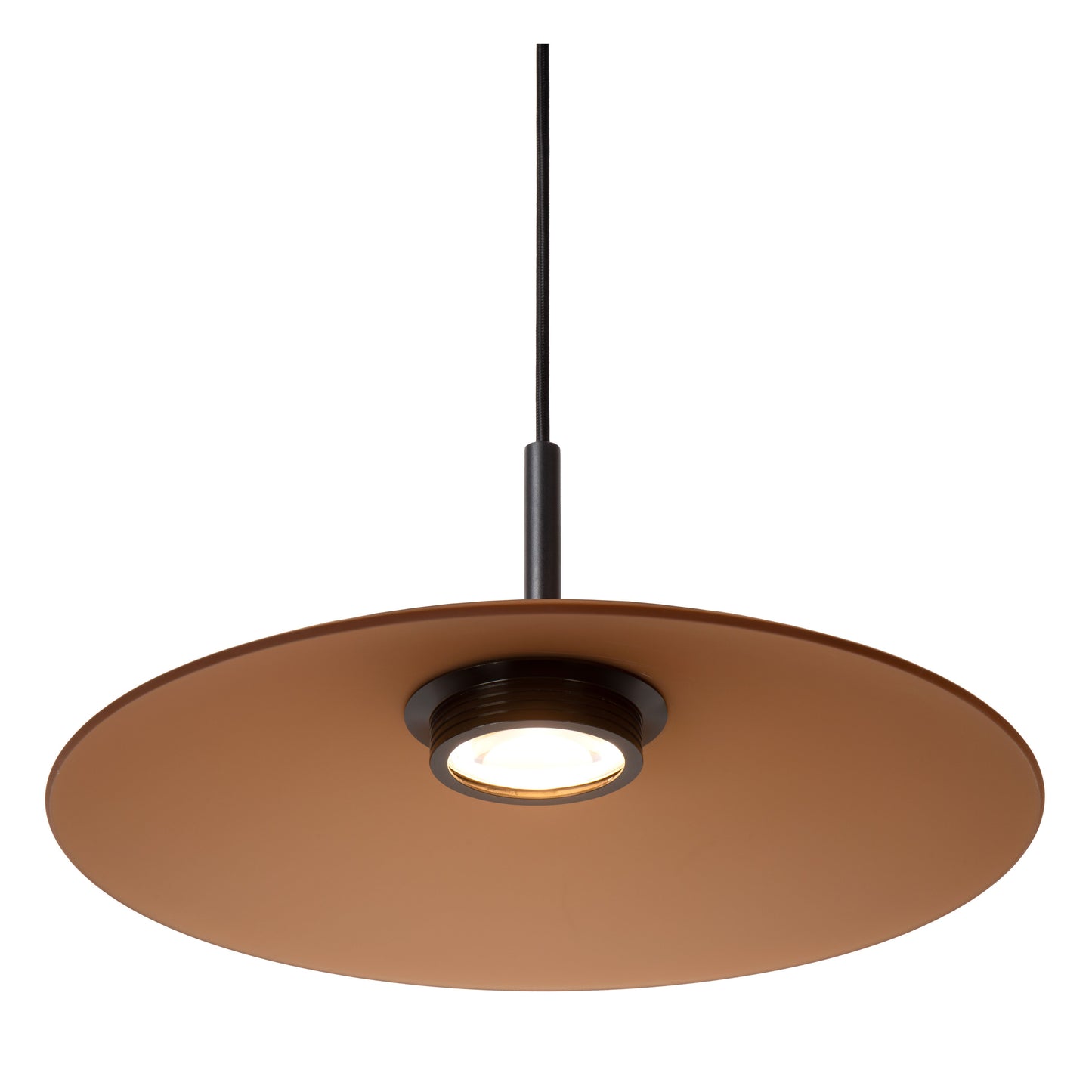 Lucide MENGA - Pendant light - Ø 40 cm - LED Dim. - 1x12W 2700K - Amber