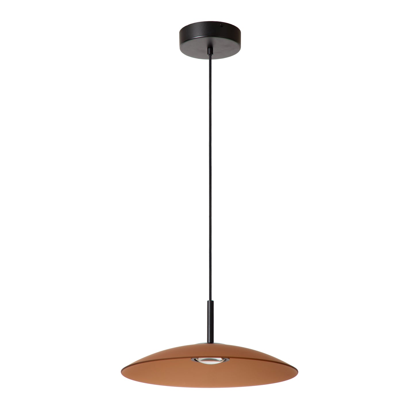 Lucide MENGA - Pendant light - Ø 40 cm - LED Dim. - 1x12W 2700K - Amber