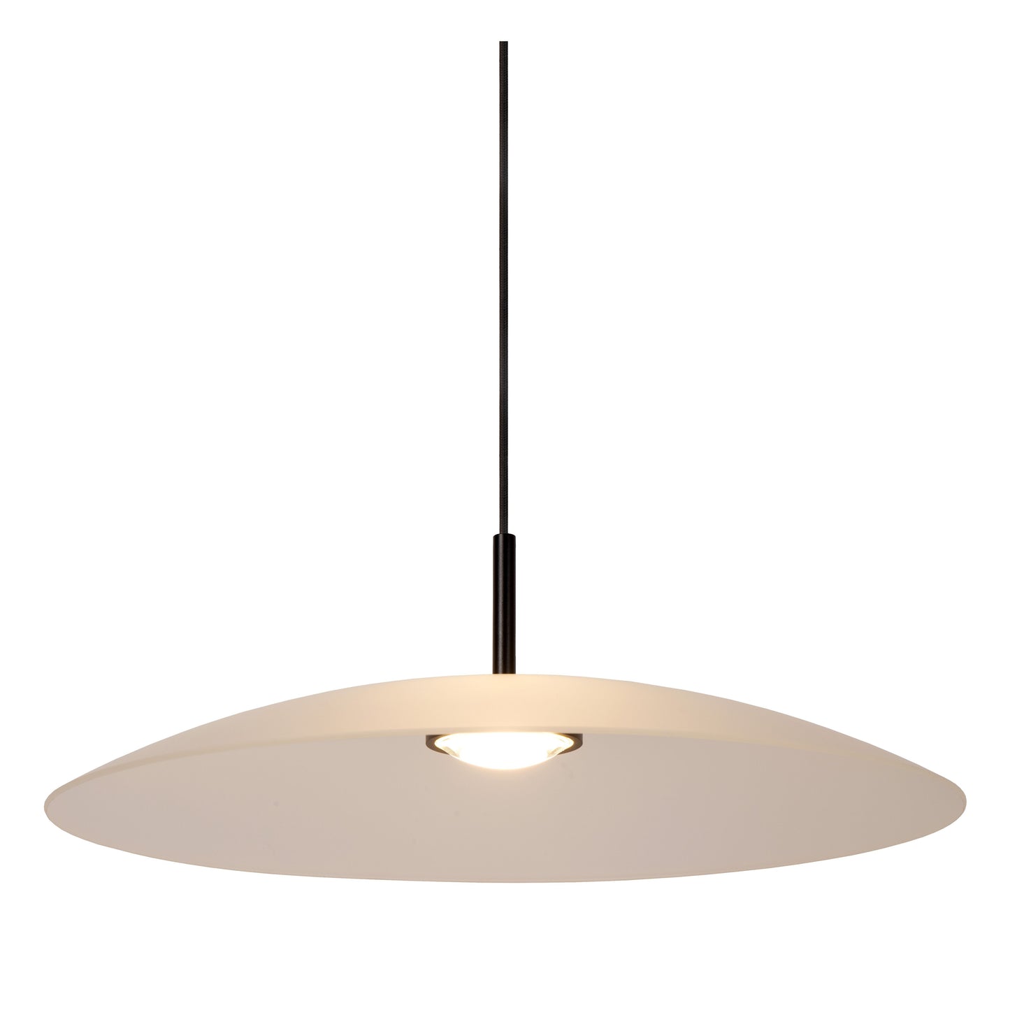 Lucide MENGA - Pendant light - Ø 60 cm - LED Dim. - 1x18,6W 2700K - Opal