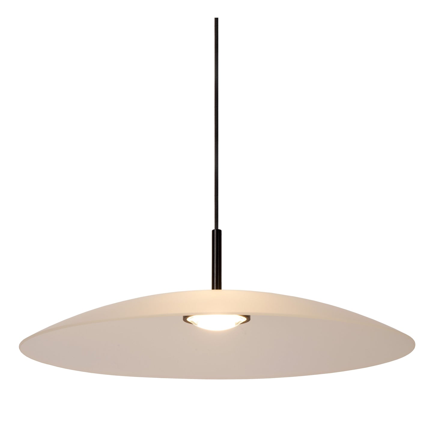 Lucide MENGA - Pendant light - Ø 60 cm - LED Dim. - 1x18,6W 2700K - Opal