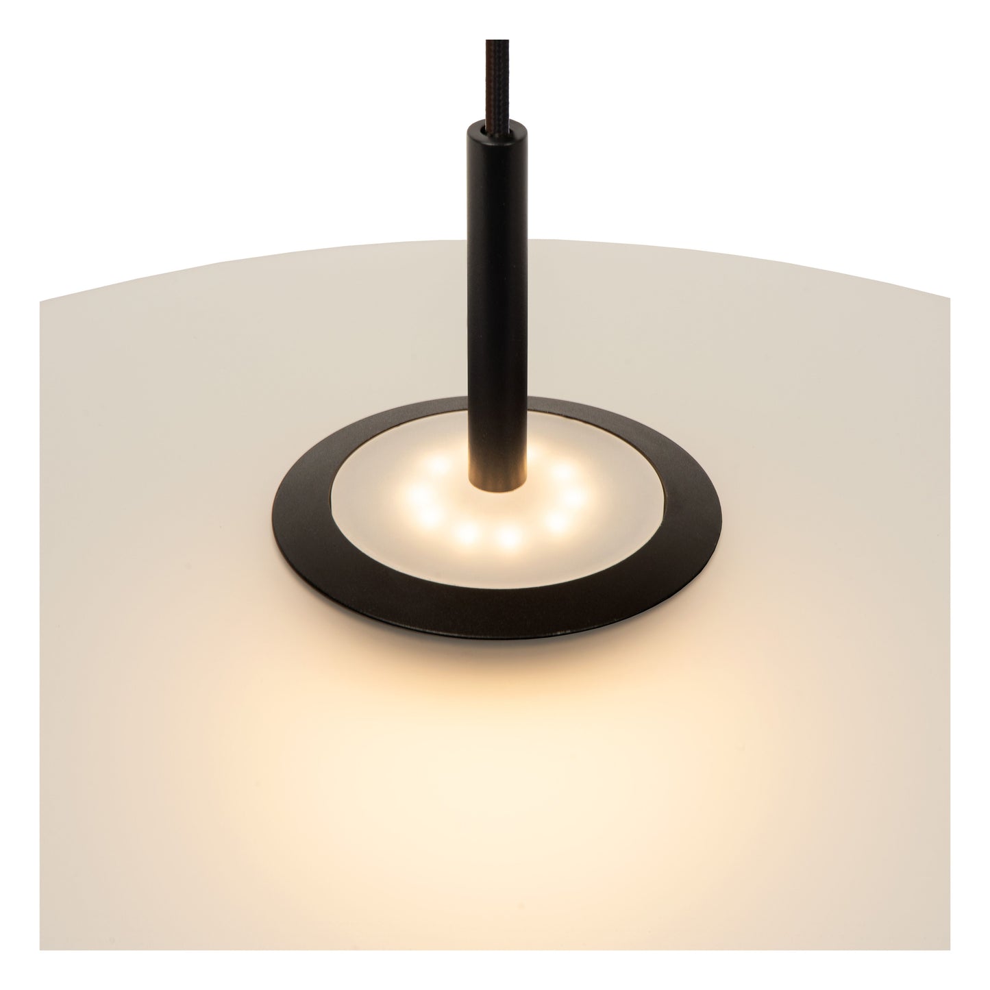 Lucide MENGA - Pendant light - Ø 60 cm - LED Dim. - 1x18,6W 2700K - Opal