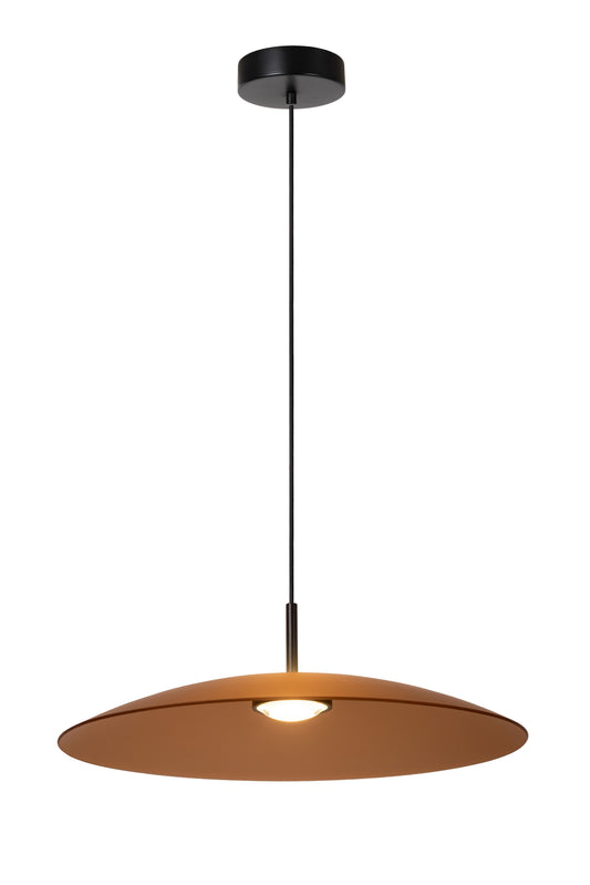 Lucide MENGA - Pendant light - Ø 60 cm - LED Dim. - 1x18,6W 2700K - Amber