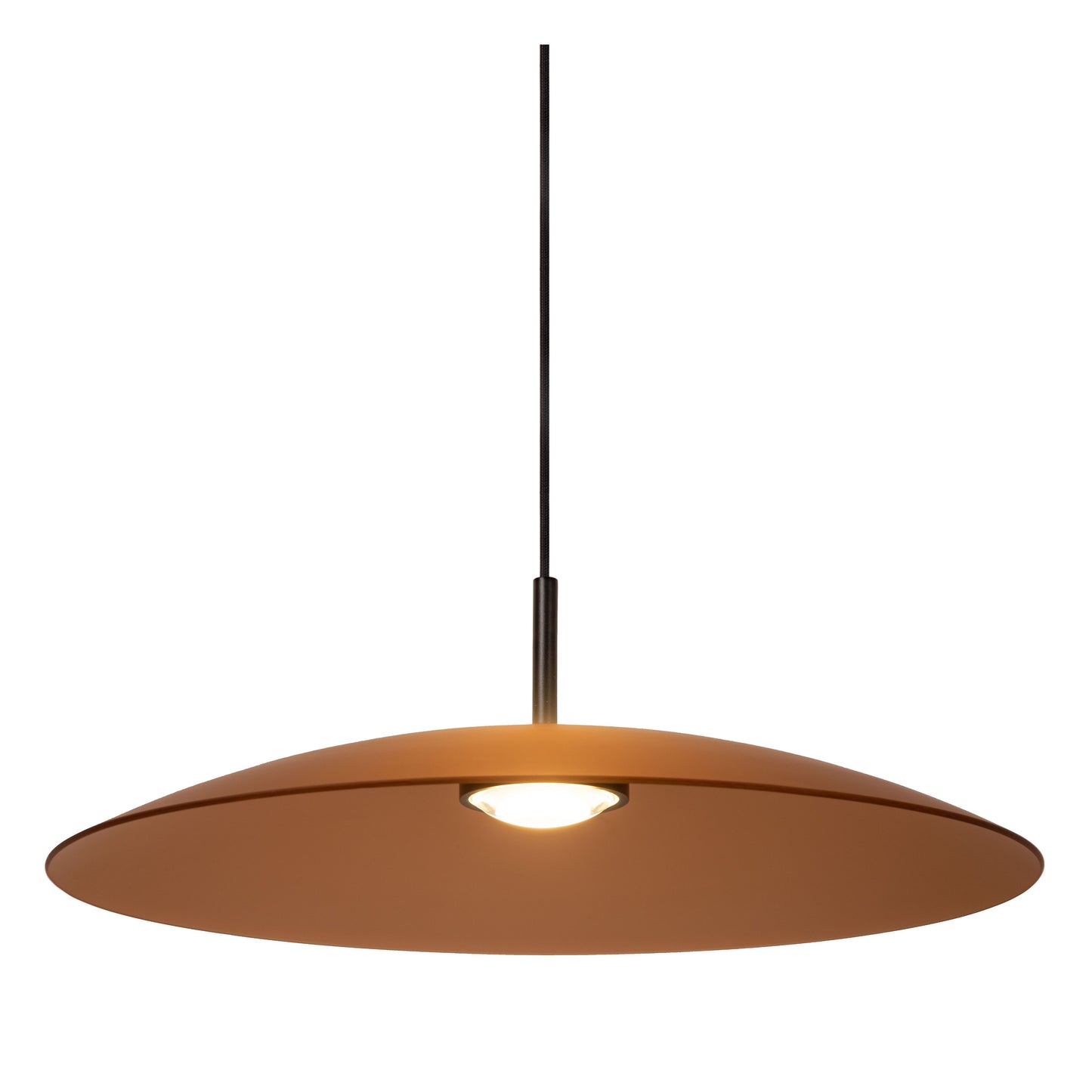 Lucide MENGA - Pendant light - Ø 60 cm - LED Dim. - 1x18,6W 2700K - Amber