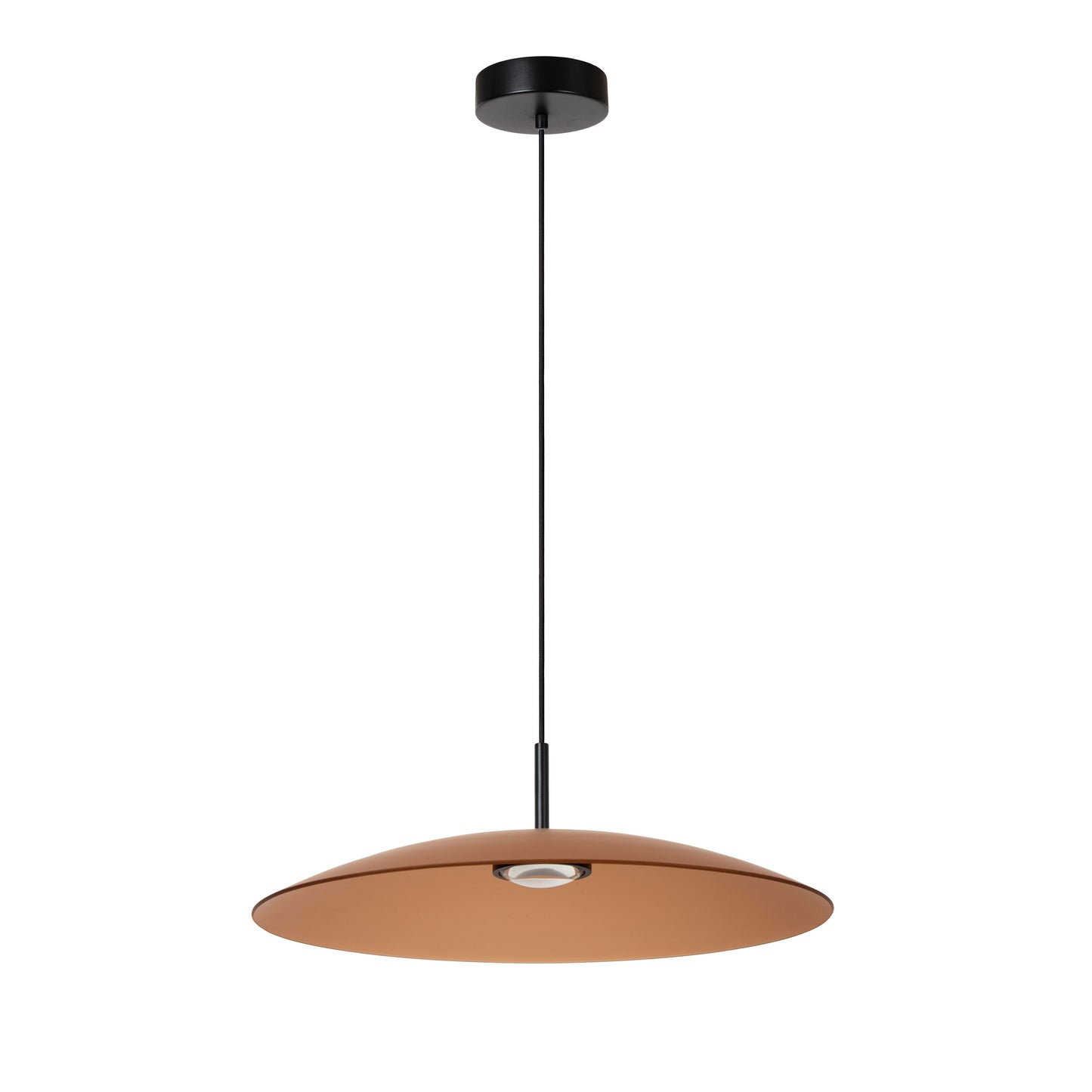 Lucide MENGA - Pendant light - Ø 60 cm - LED Dim. - 1x18,6W 2700K - Amber