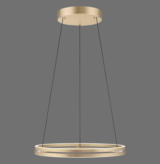 Pure E-Loop - Pendant Light - Brass Matt - By Paul Neuhaus - (2551-60)