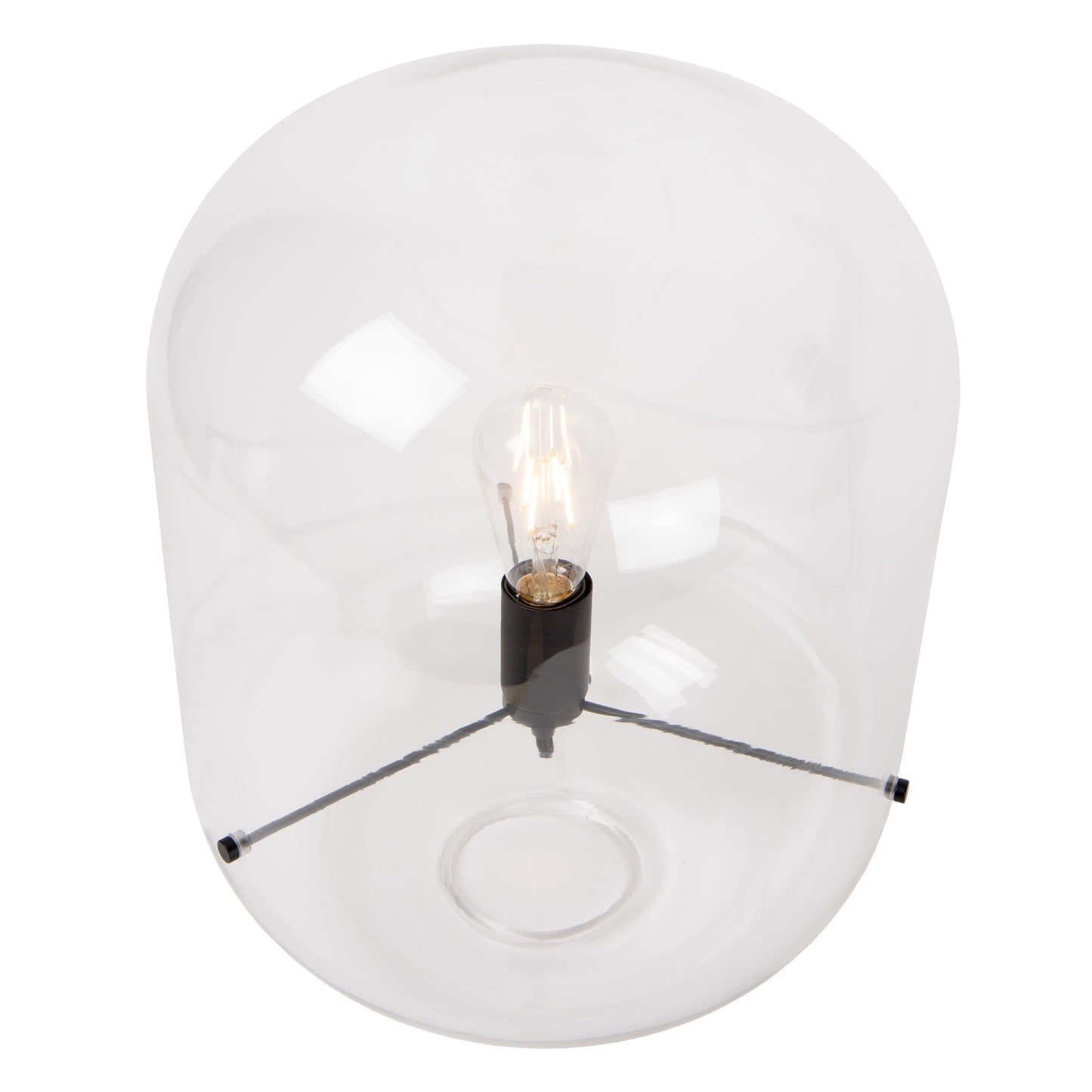 Lucide VITRO - Table lamp - Ø 35 cm - 1xE27 - Transparant