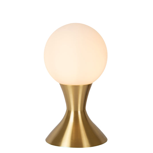 Lucide MOYA - Table lamp - Ø 12 cm - 1xG9 - Matt Gold / Brass