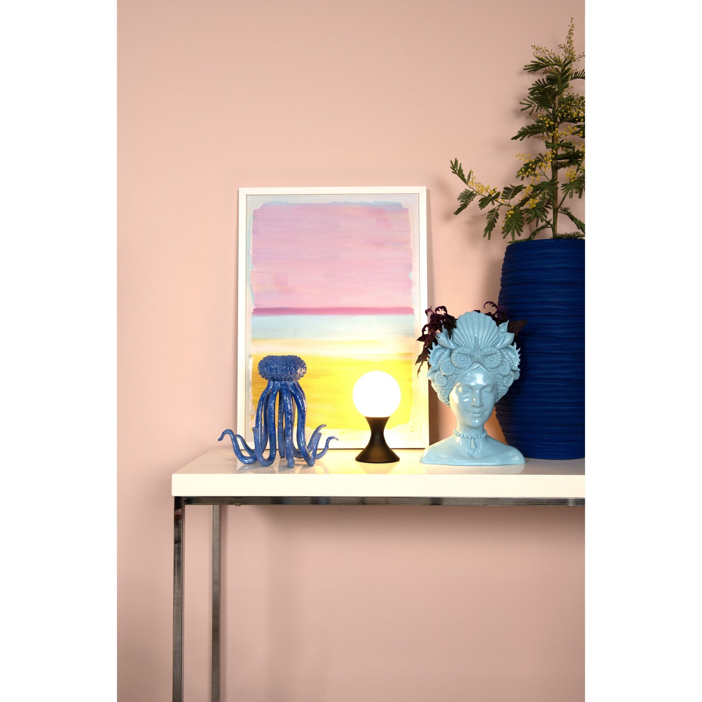 Lucide MOYA - Table lamp - Ø 12 cm - 1xG9 - Black