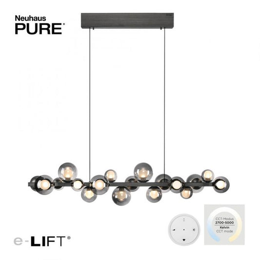Pure E-Popup - LED Pendant Light - Grey - By Paul Neuhaus - (2557-15)