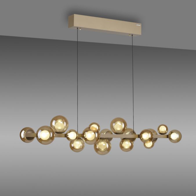 Pure E-Popup - LED Pendant Light - Bronze - By Paul Neuhaus - (2557-97)