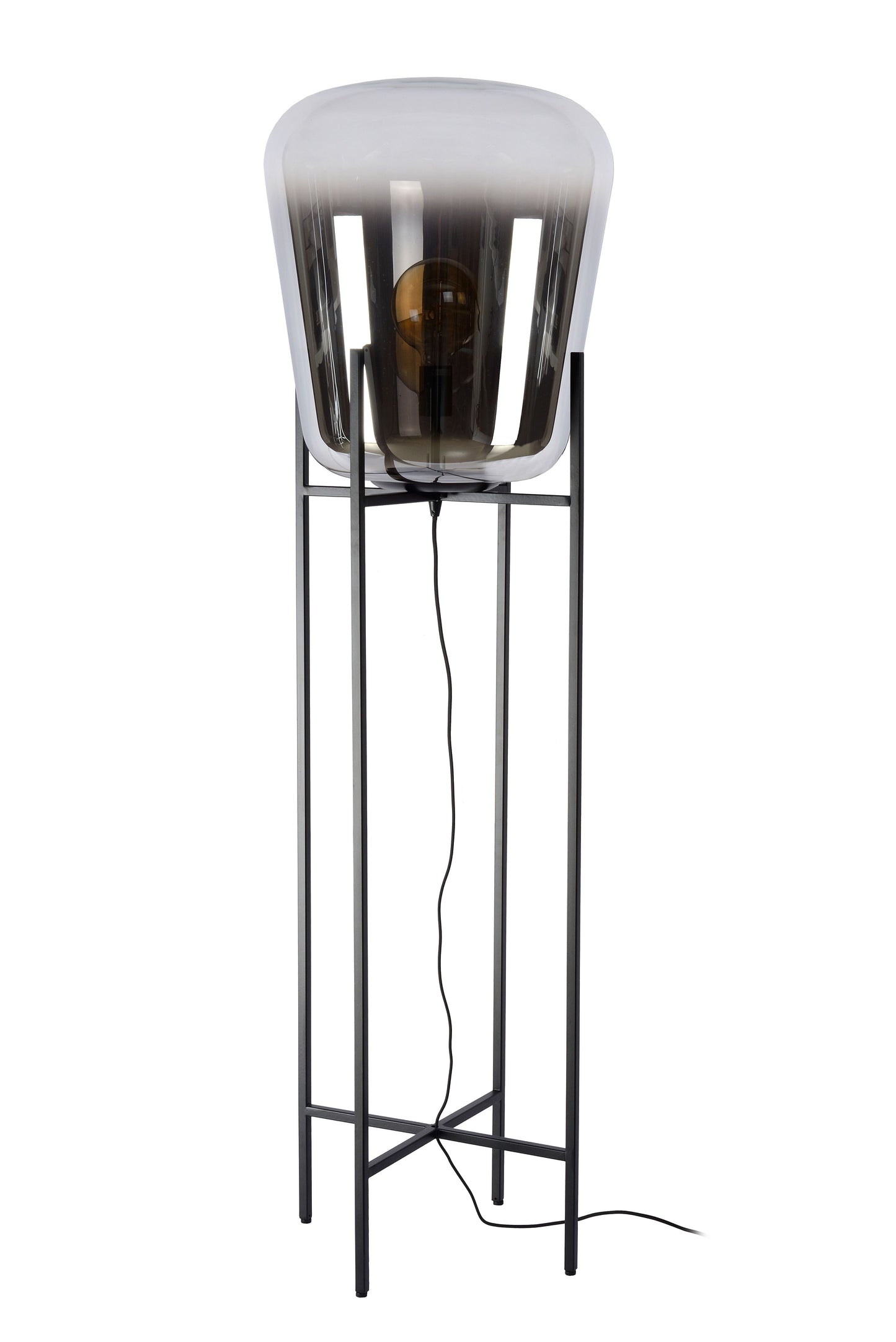 Lucide GLORIO - Floor lamp - Ø 45 cm - 1xE27 - Black