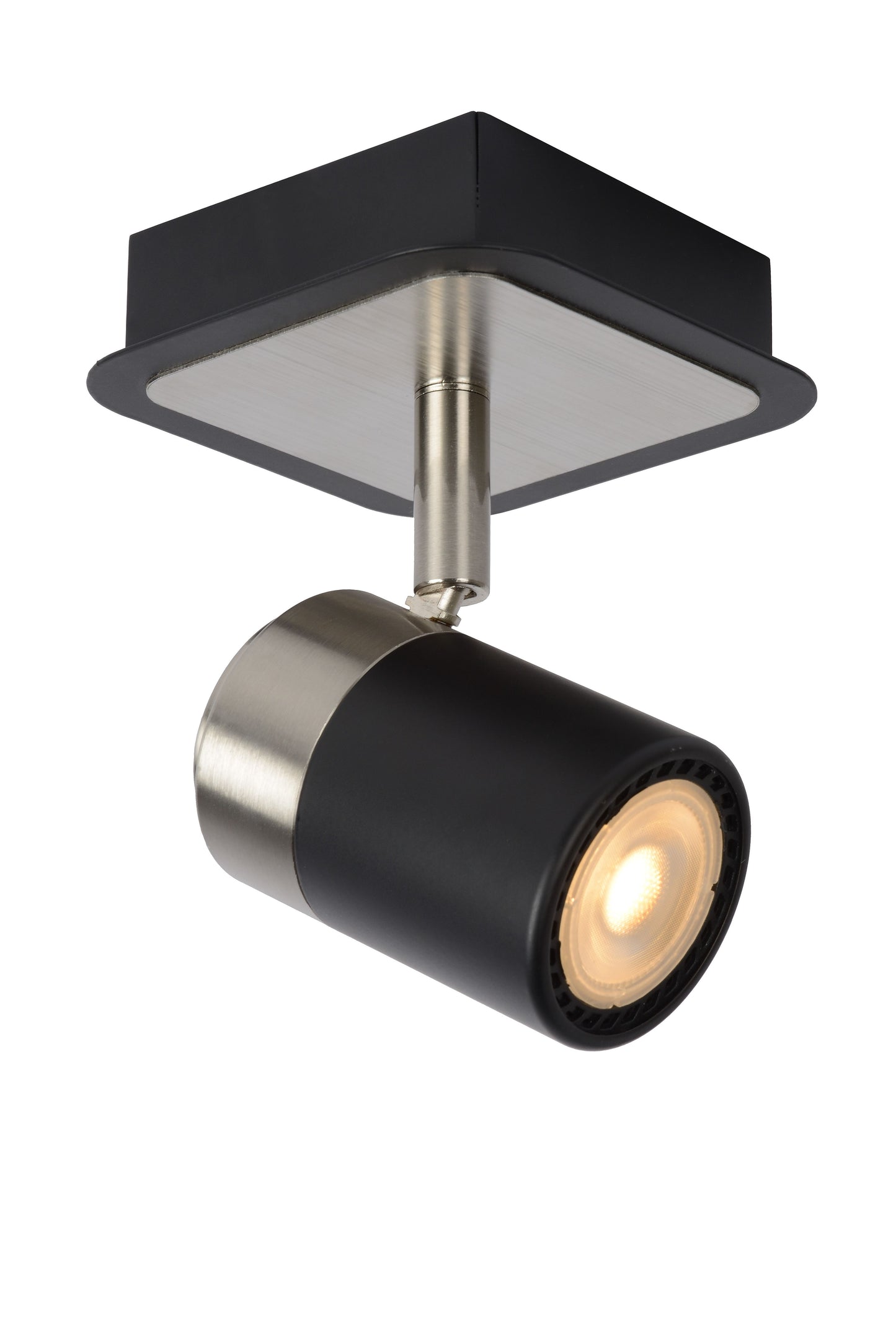 Lucide LENNERT - Ceiling spotlight - LED Dim. - GU10 - 1x5W 3000K - Black