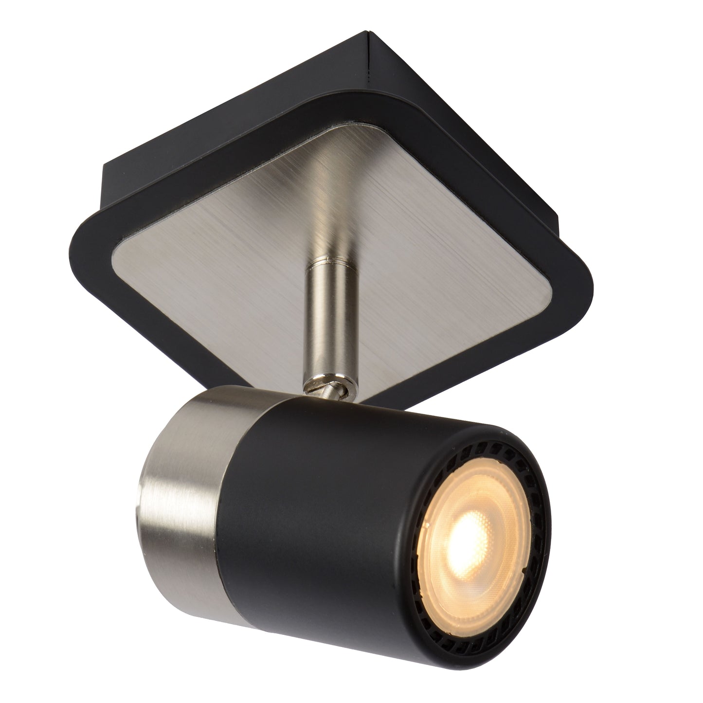 Lucide LENNERT - Ceiling spotlight - LED Dim. - GU10 - 1x5W 3000K - Black