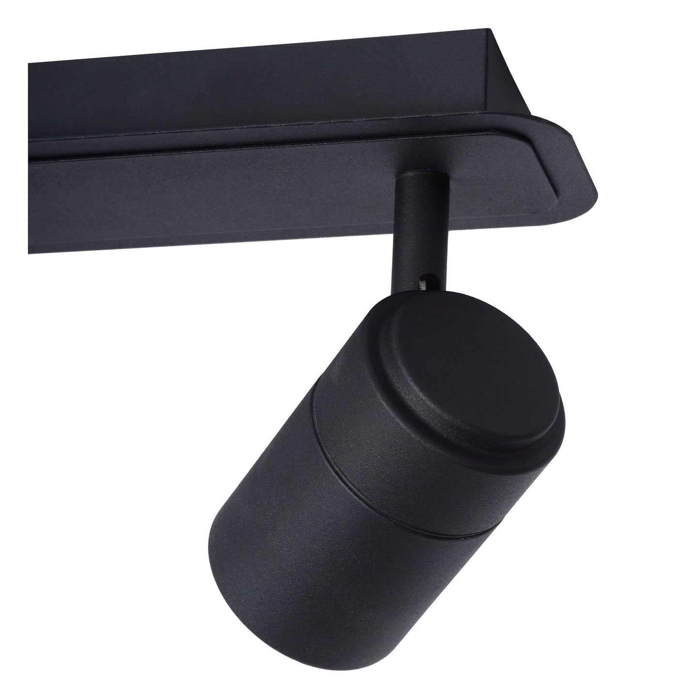 Lucide LENNERT - Ceiling spotlight Bathroom - LED Dim. - GU10 - 2x5W 3000K - IP44 - Black