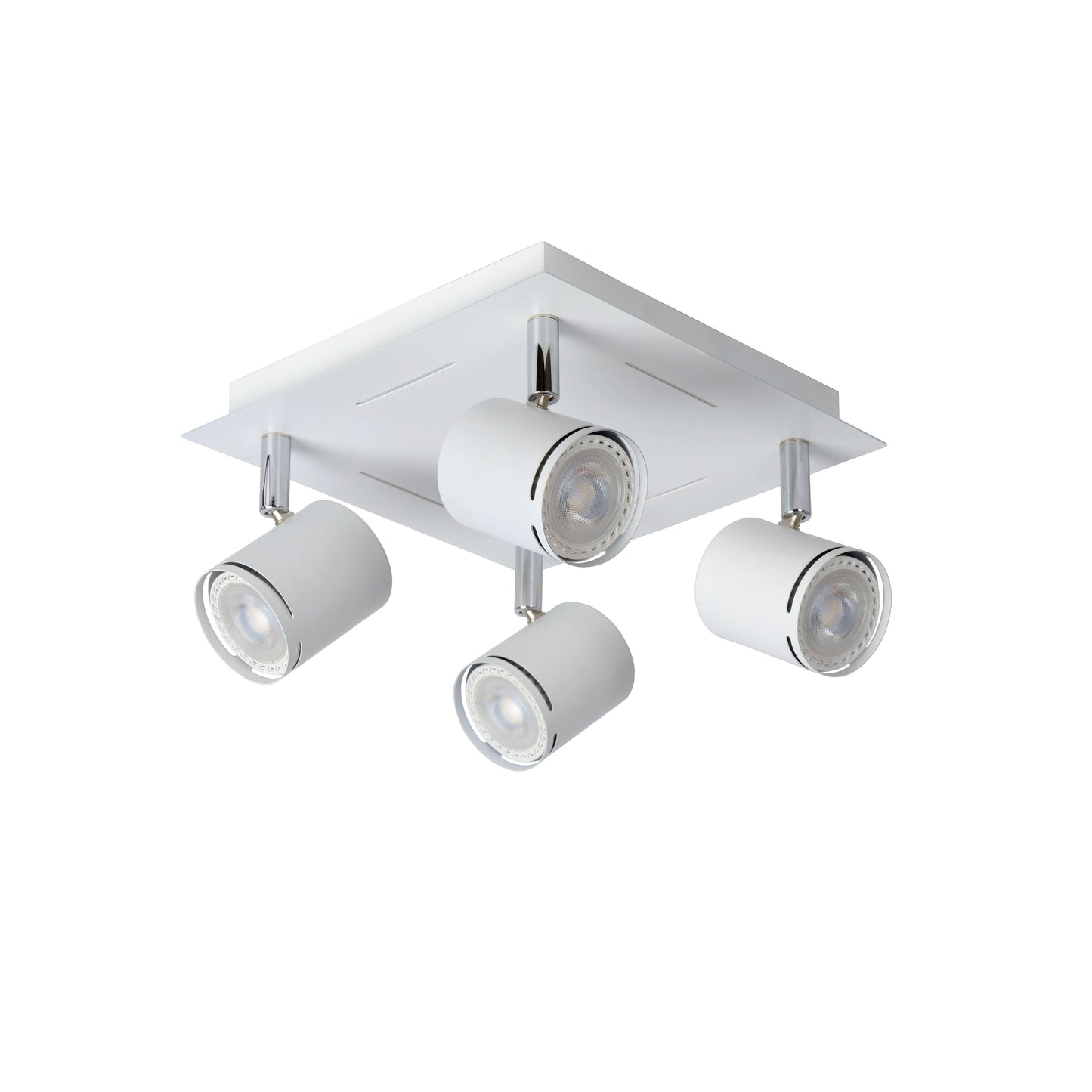 Lucide RILOU - Ceiling spotlight - LED Dim. - GU10 - 4x5W 3000K - White