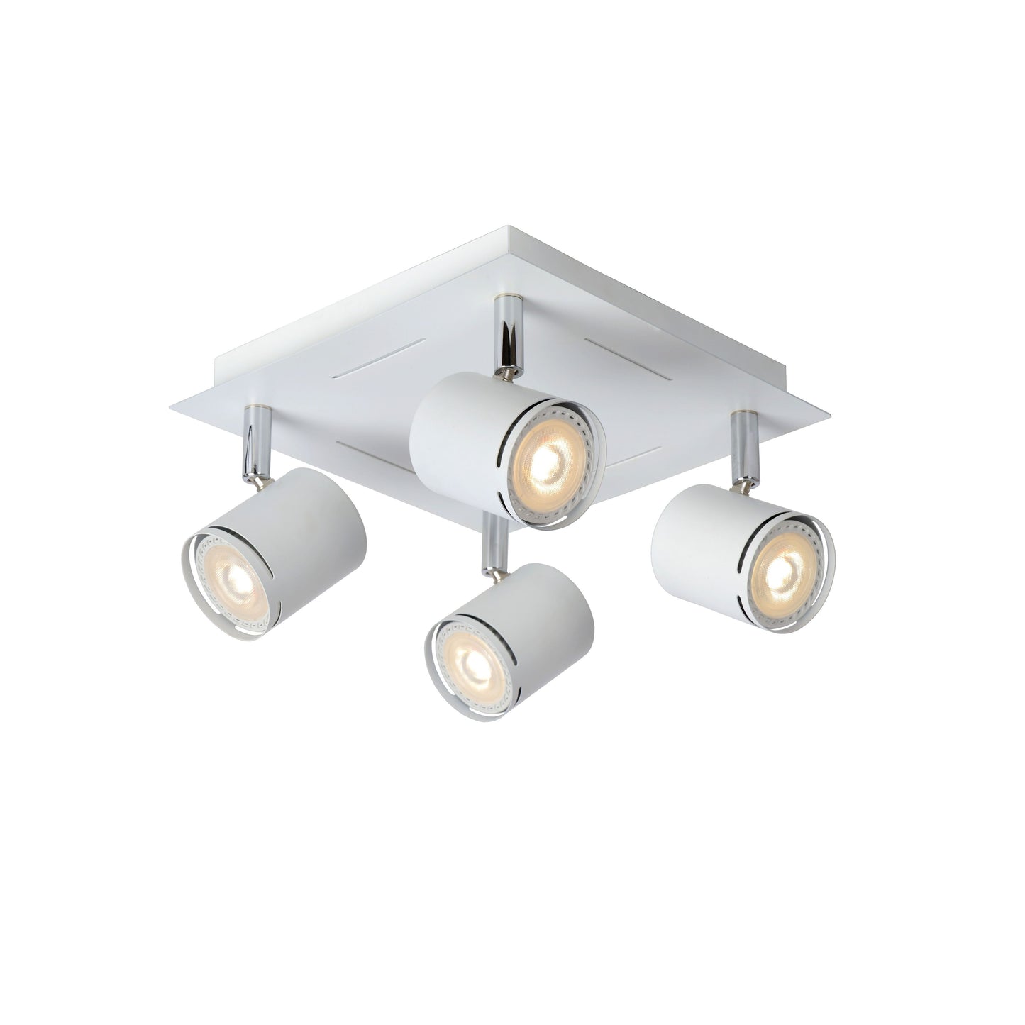 Lucide RILOU - Ceiling spotlight - LED Dim. - GU10 - 4x5W 3000K - White