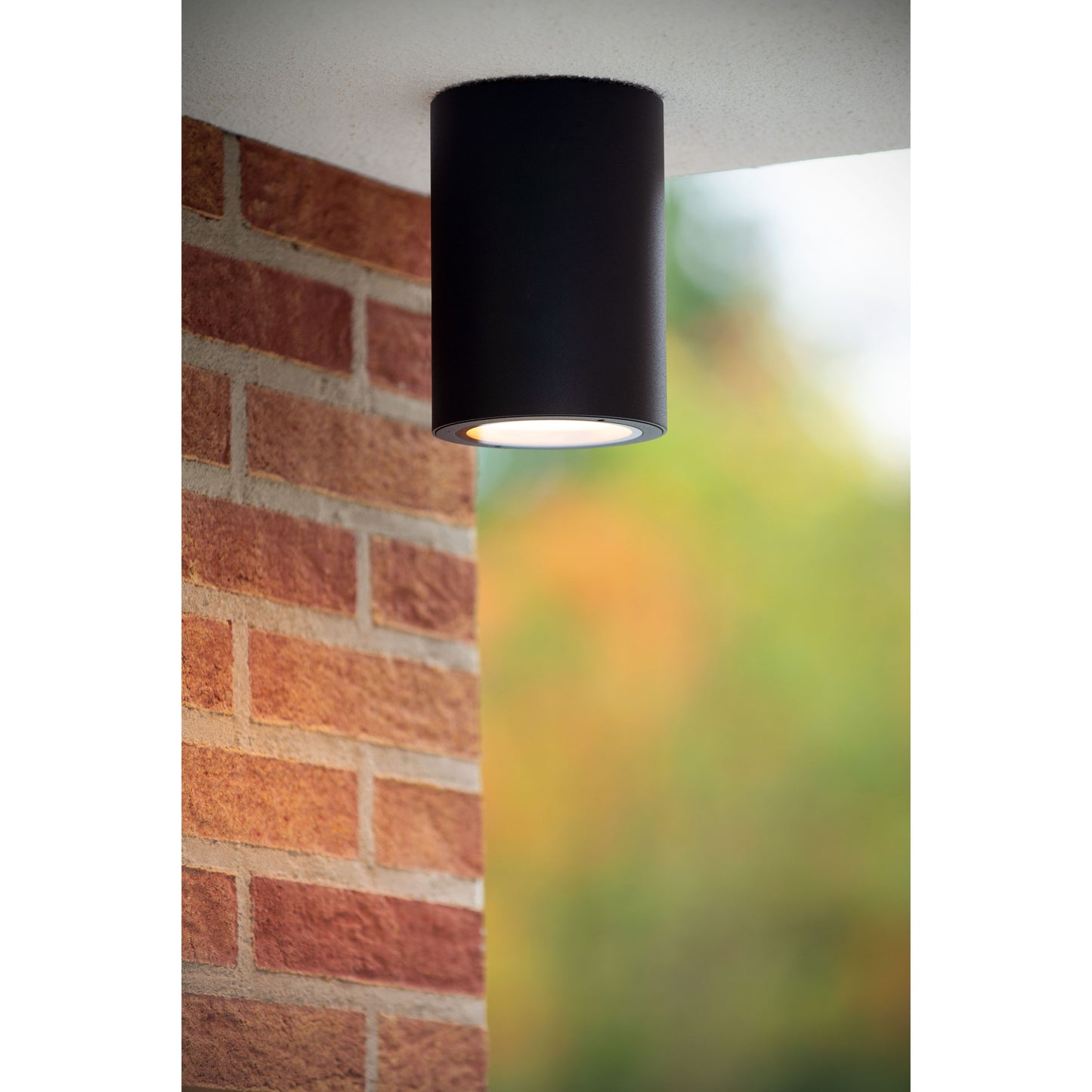 Lucide VOLANTIS - Ceiling spotlight Indoor/Outdoor - Ø 10,8 cm - 1xE27 - IP54 - Black