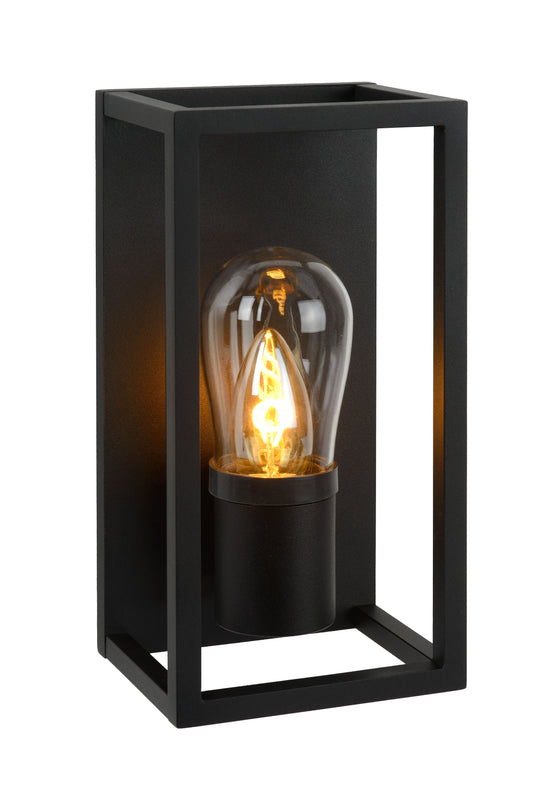 Lucide CARLYN - Wall light Bathroom - 1xE14 - IP54 - Black