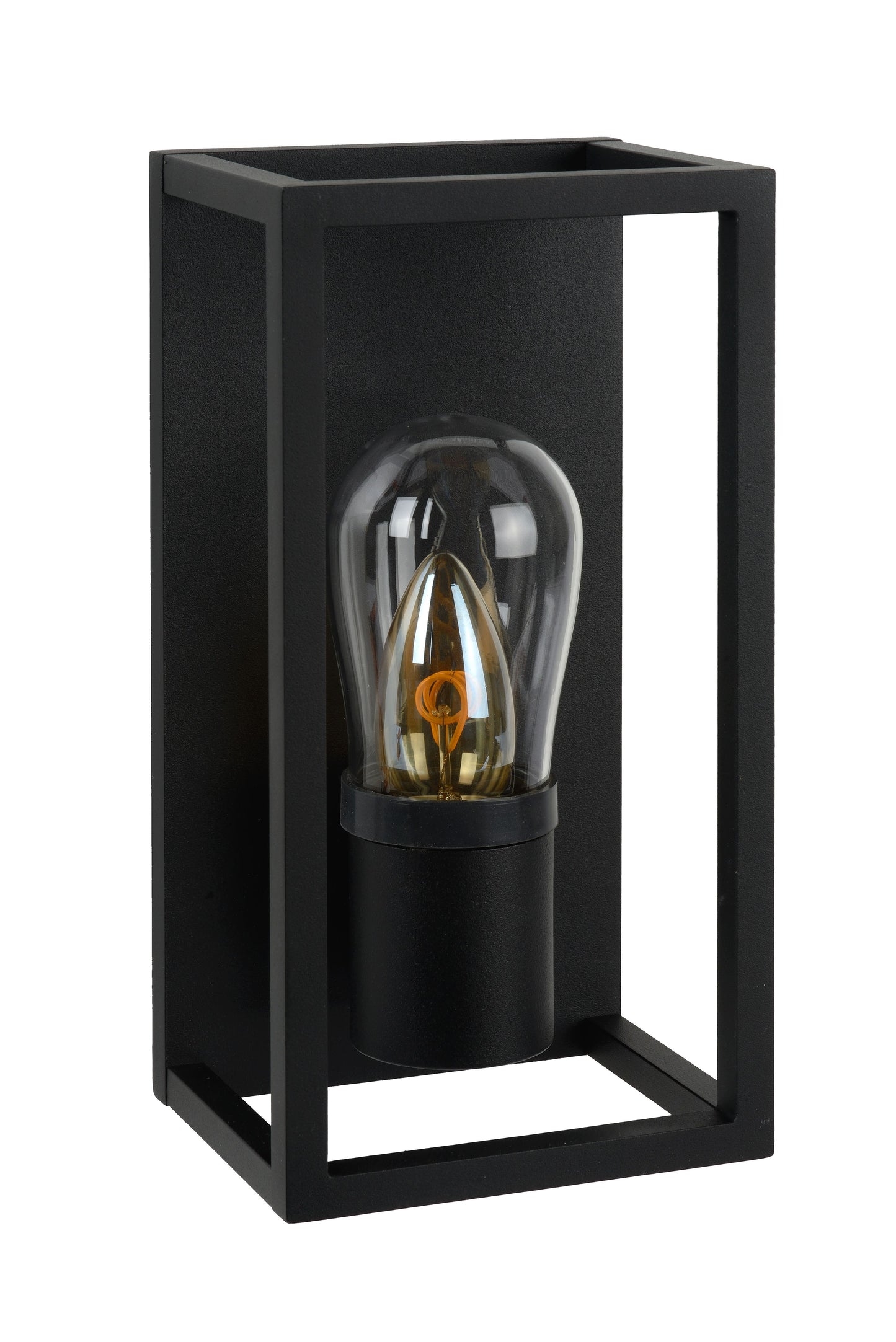 Lucide CARLYN - Wall light Bathroom - 1xE14 - IP54 - Black