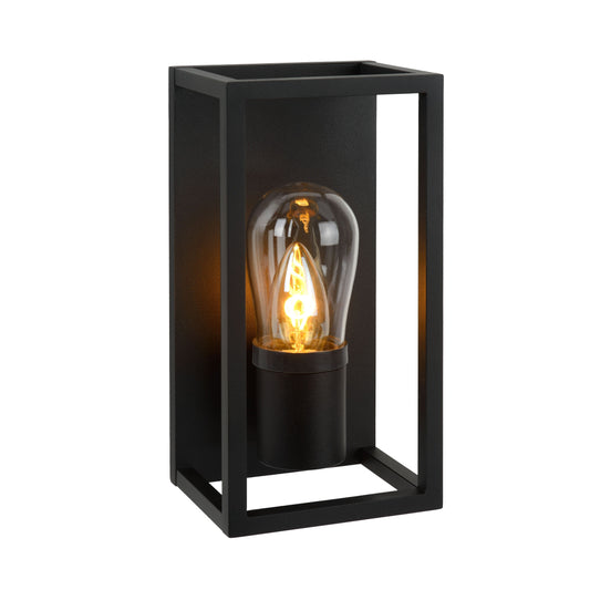 Lucide CARLYN - Wall light Bathroom - 1xE14 - IP54 - Black