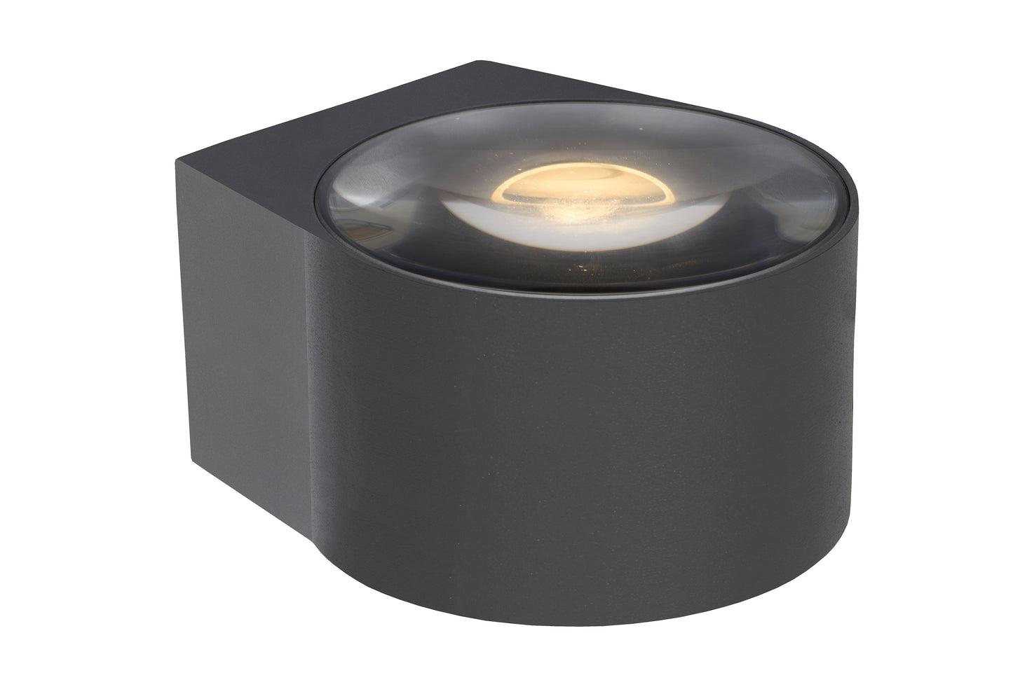 Lucide RAYEN - Wall spotlight / Wall light Bathroom - LED - 1x12W 3000K - IP65 - Black