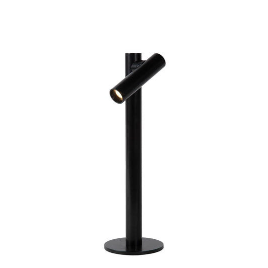 Lucide ANTRIM - Rechargeable Table lamp Indoor/Outdoor - Battery pack/batteries - LED Dim. - 1x2,2W 2700K - IP54 - With wireless charging pad - Black