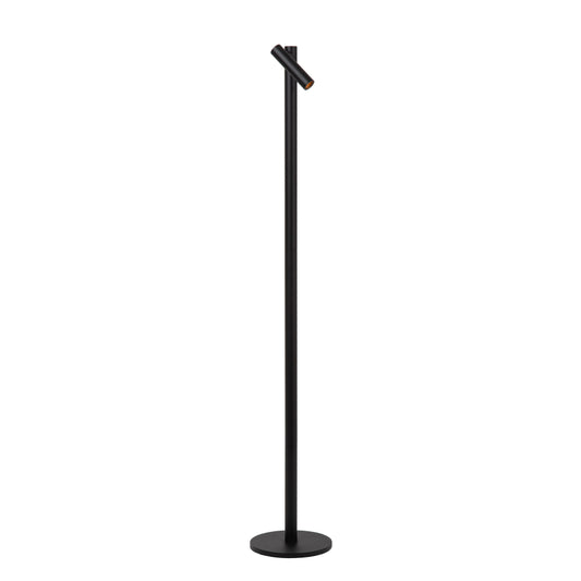 Lucide ANTRIM - Rechargeable Floor reading lamp Indoor/Outdoor - Battery pack/batteries - LED Dim. - 1x2,2W 2700K - IP54 - With wireless charging pad - Black
