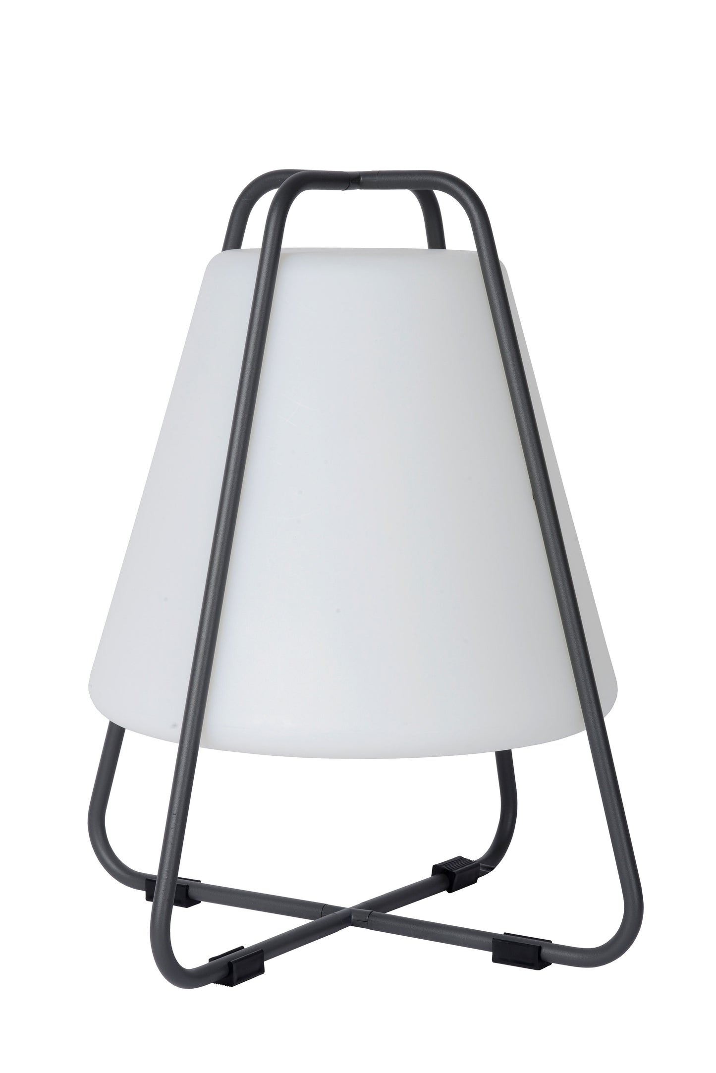 Lucide PYRAMID - Rechargeable Table lamp Indoor/Outdoor - Battery pack/batteries - LED Dim. - 1x2W 2700K - IP54 - Anthracite