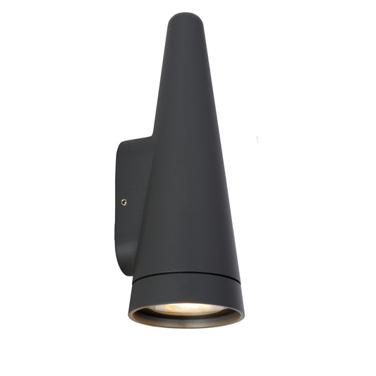 Lucide WIZARD - Wall light Indoor/Outdoor - LED Dim. - 1xGU10 - IP54 - Anthracite