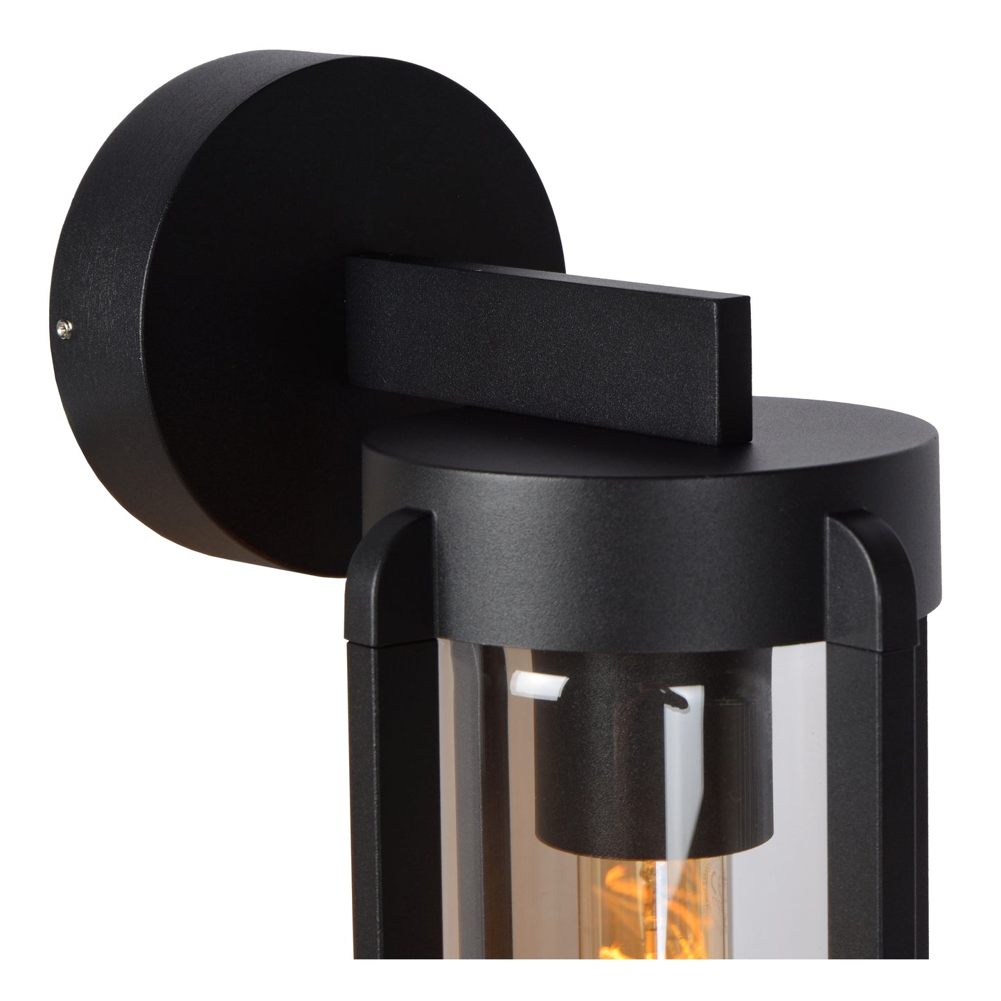 Lucide GARLAND - Wall light Indoor/Outdoor - 1xE27 - IP44 - Black