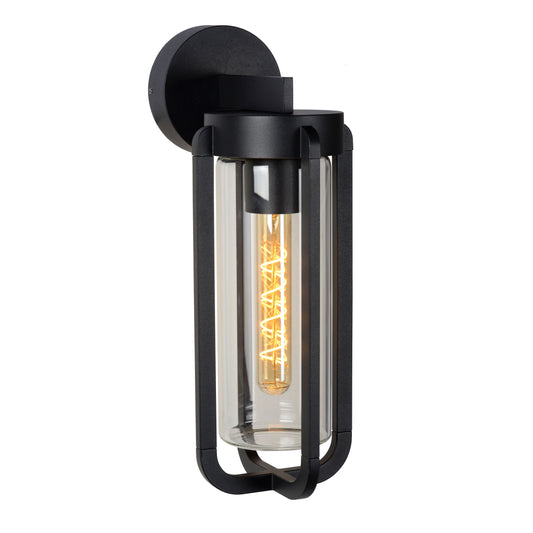 Lucide GARLAND - Wall light Indoor/Outdoor - 1xE27 - IP44 - Black