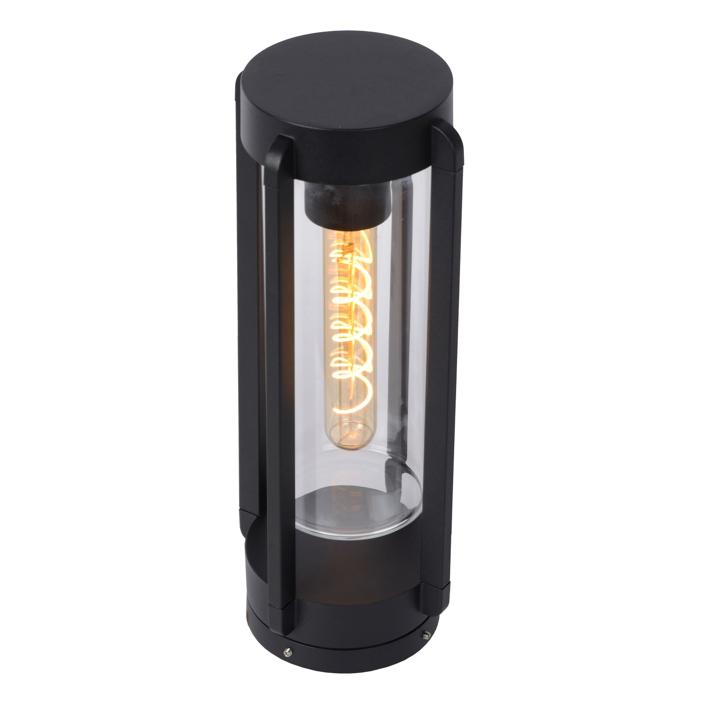 Lucide GARLAND - Bollard light - Ø 15,1 cm - 1x E27 - IP44 - Black