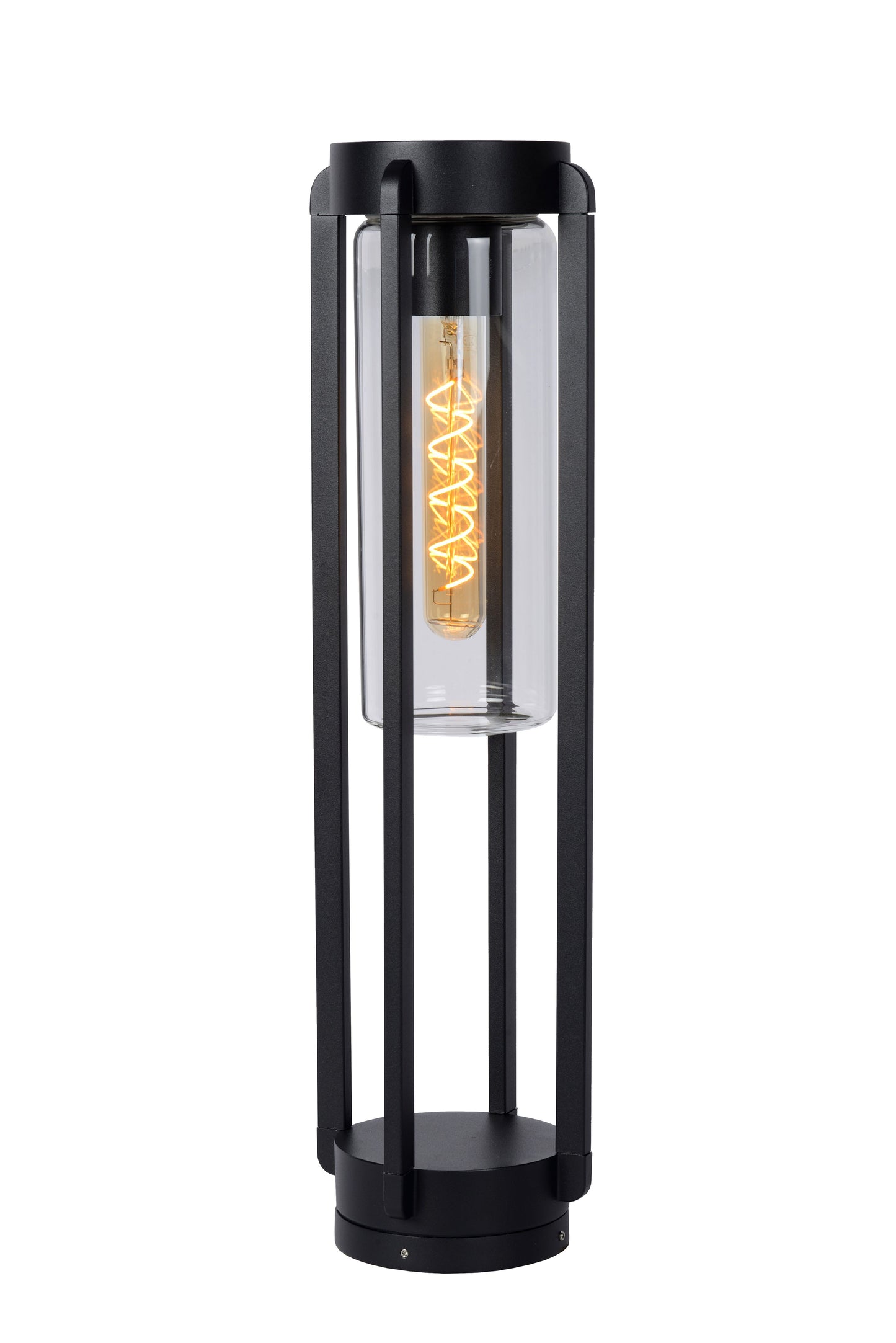 Lucide GARLAND - Bollard light - Ø 15,1 cm - 1xE27 - IP44 - Black