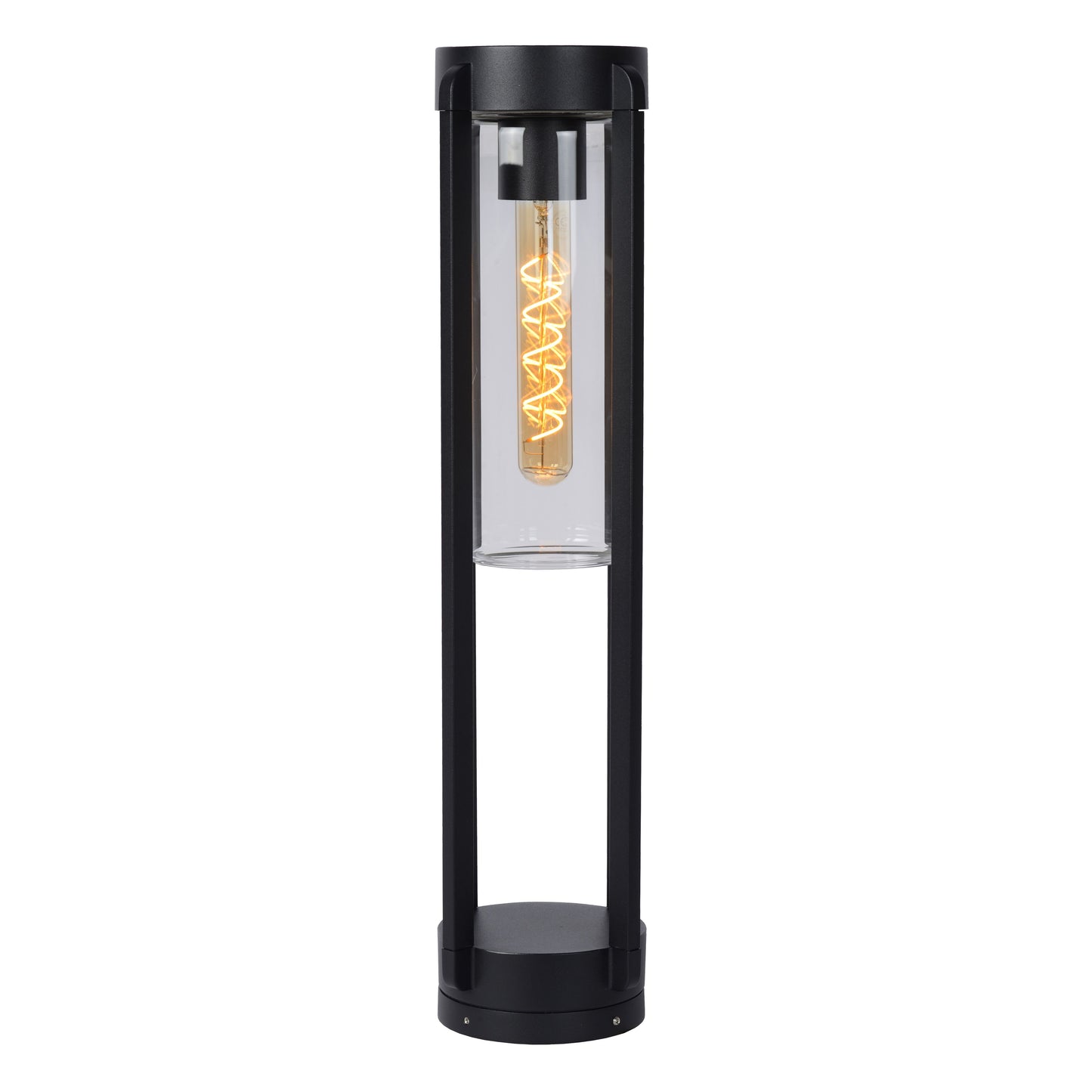 Lucide GARLAND - Bollard light - Ø 15,1 cm - 1xE27 - IP44 - Black